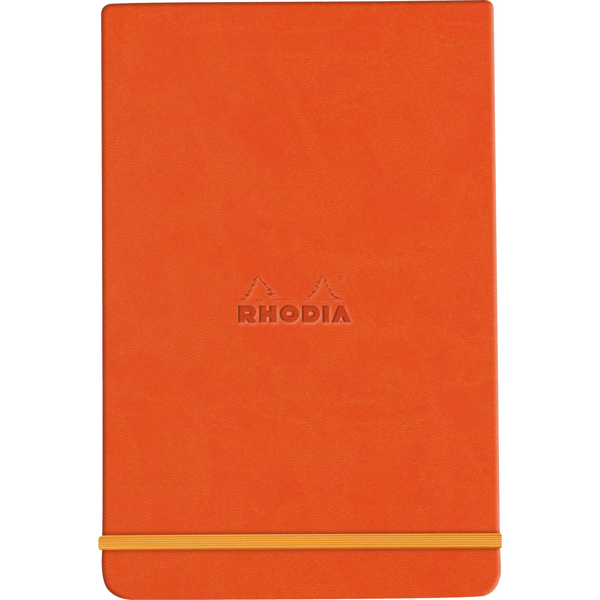 Rhodia Webnotepad 9x14 cm, 96 Bl liniert, mikroperforiert, 90g Tangerine 194368C