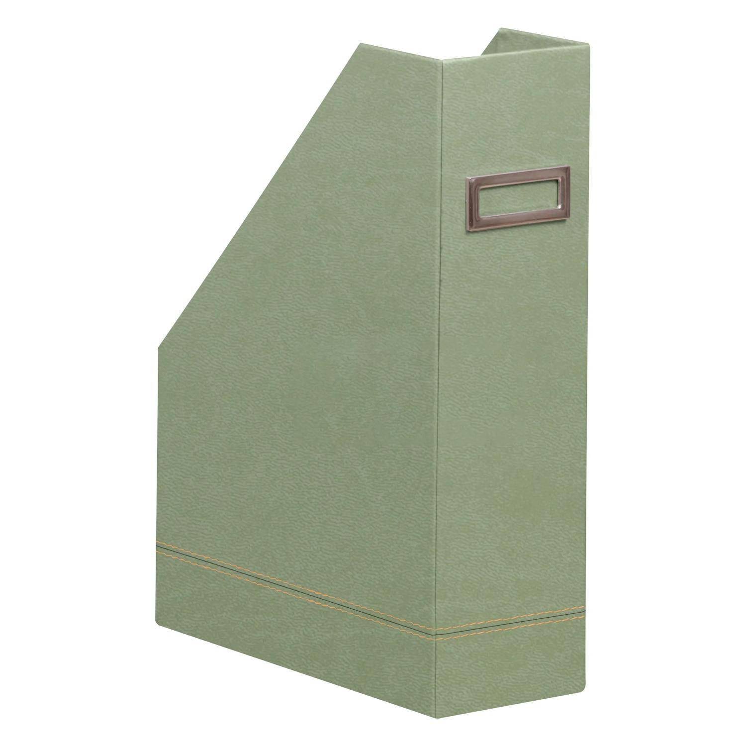 Rhodia Rhodiarama Stehsammler aus Kunstleder, 10x25x31cm - Seladon 194547C