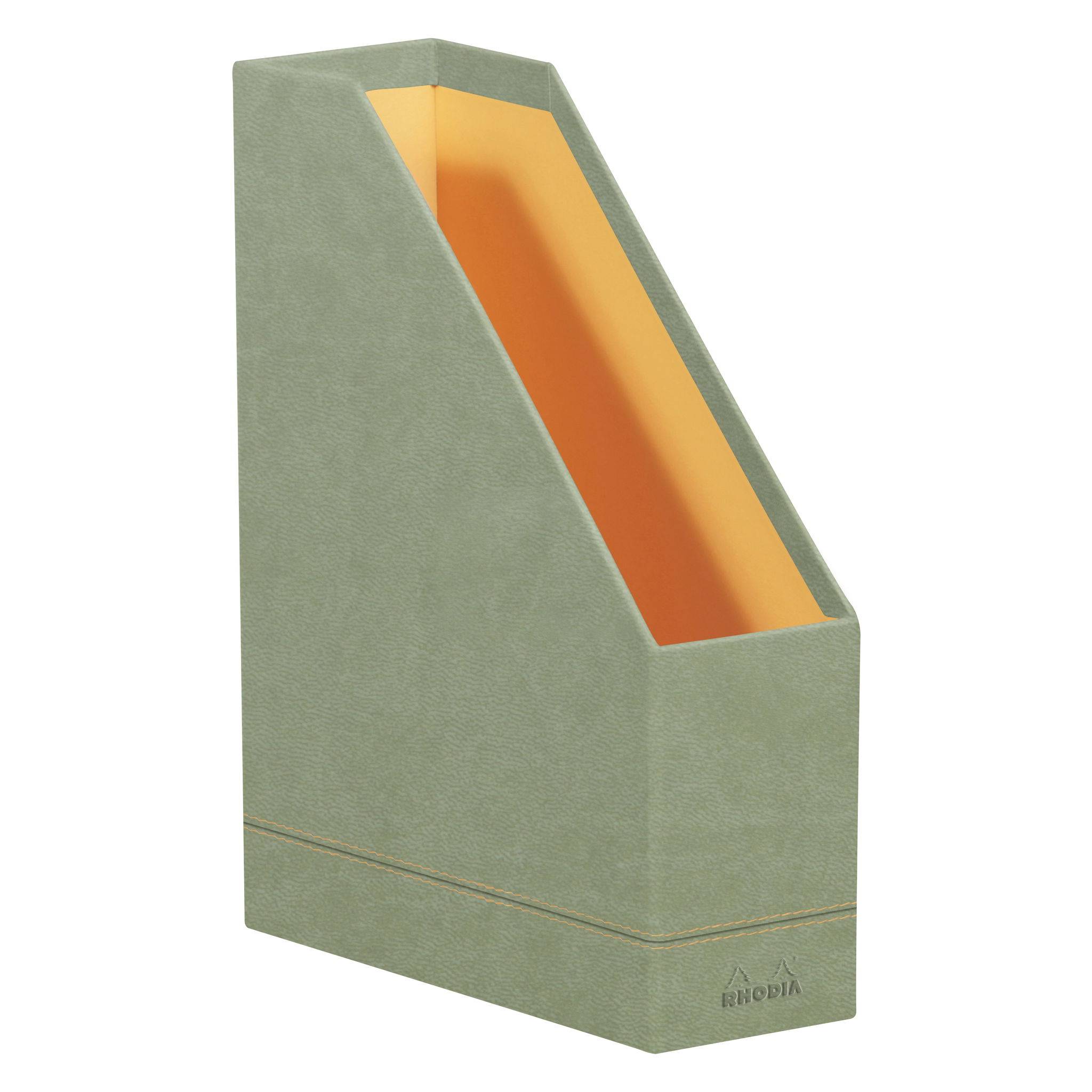 Rhodia Rhodiarama Stehsammler aus Kunstleder, 10x25x31cm - Seladon 194547C