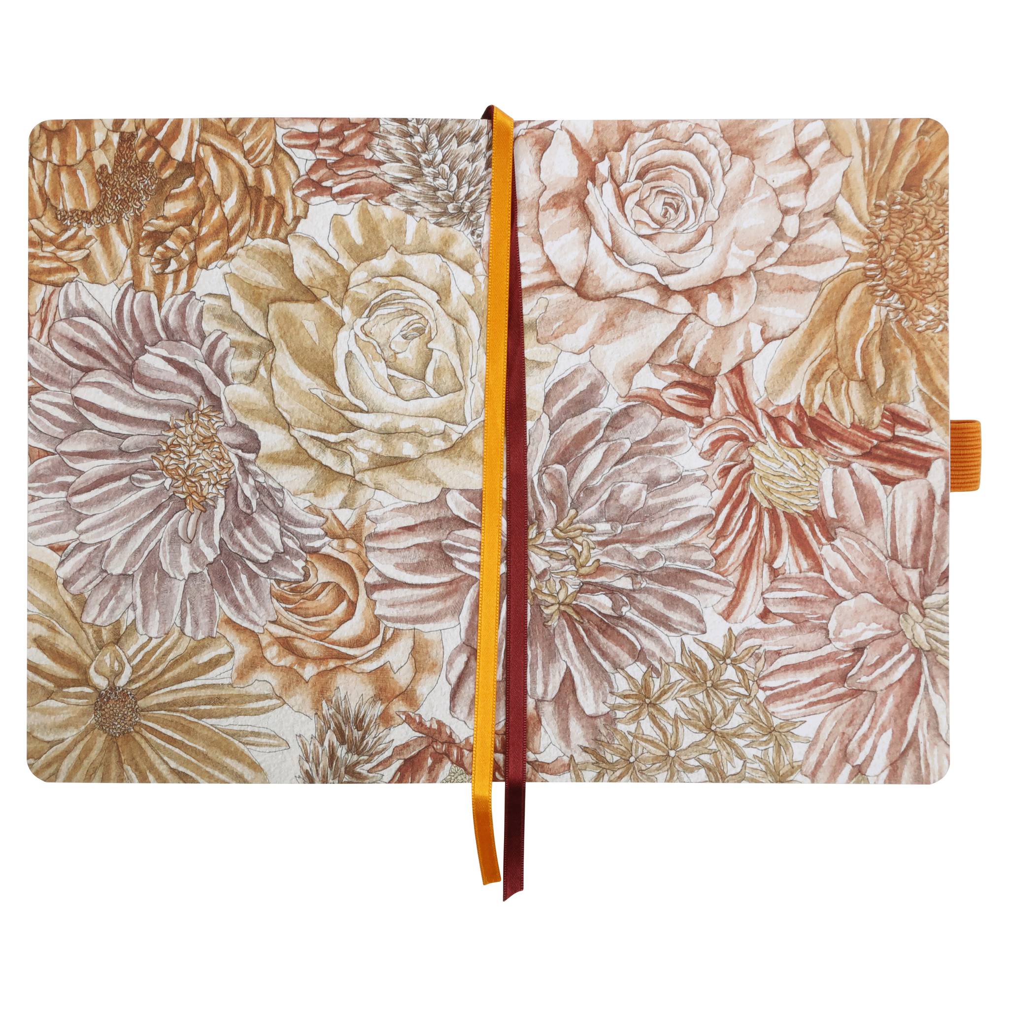 Rhodia Goalbook A5 120 Blatt dot elfenbein 90g Kunstleder - Amarant 120035C