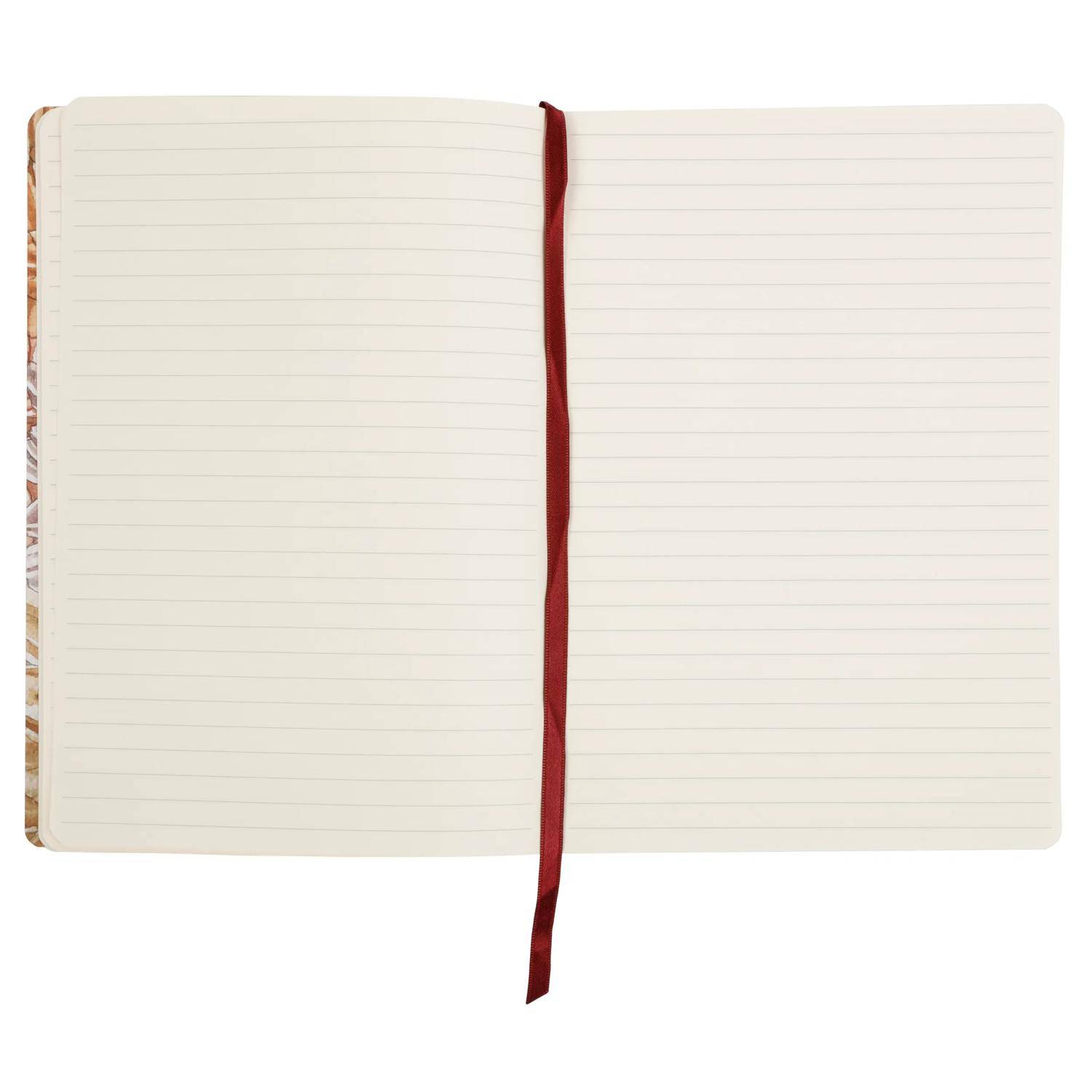 Rhodia Notizbuch A5 80 Blatt liniert elfenbein 90g Kunstleder - Amarant 120034C