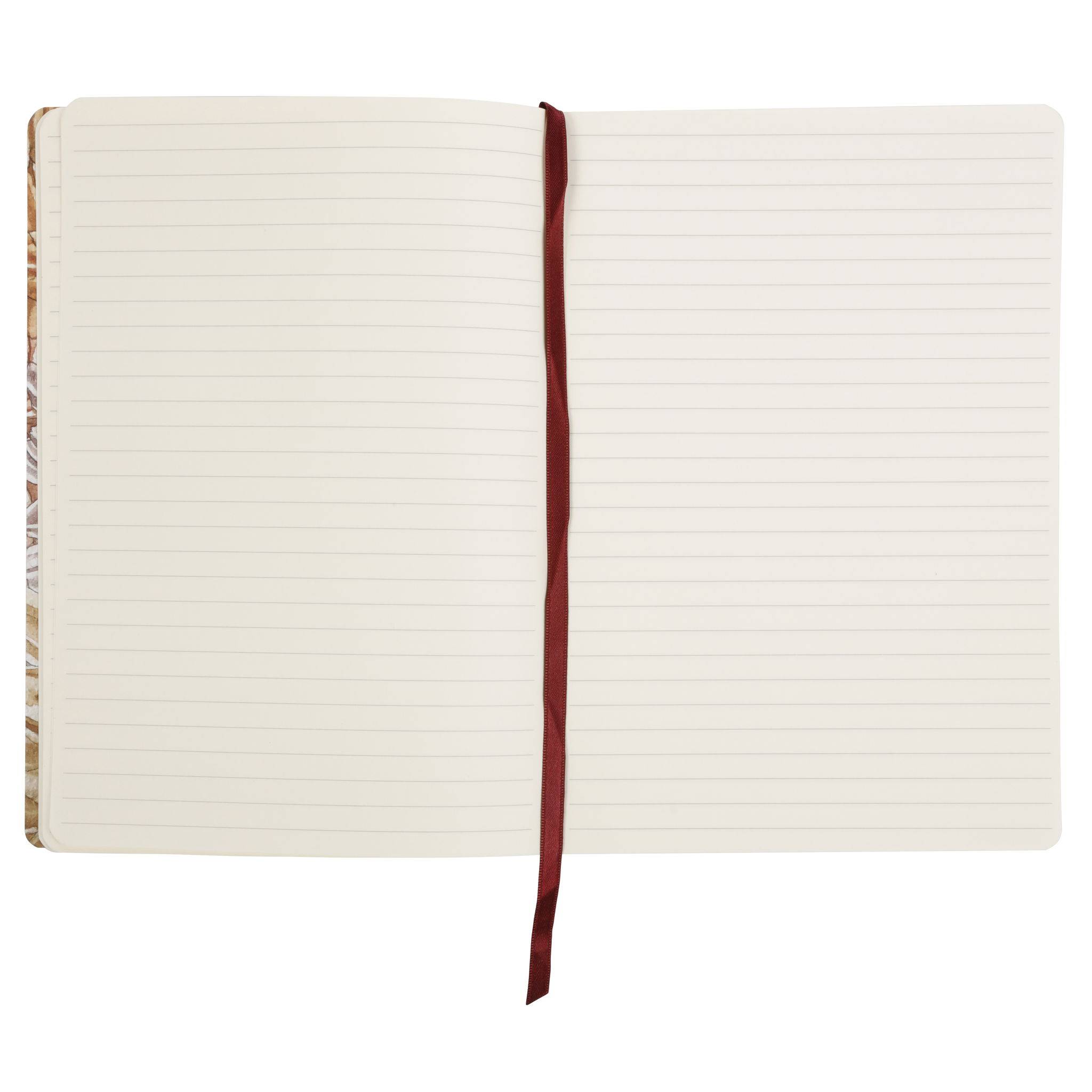 Rhodia Notizbuch A5 80 Blatt liniert elfenbein 90g Kunstleder - Amarant 120034C