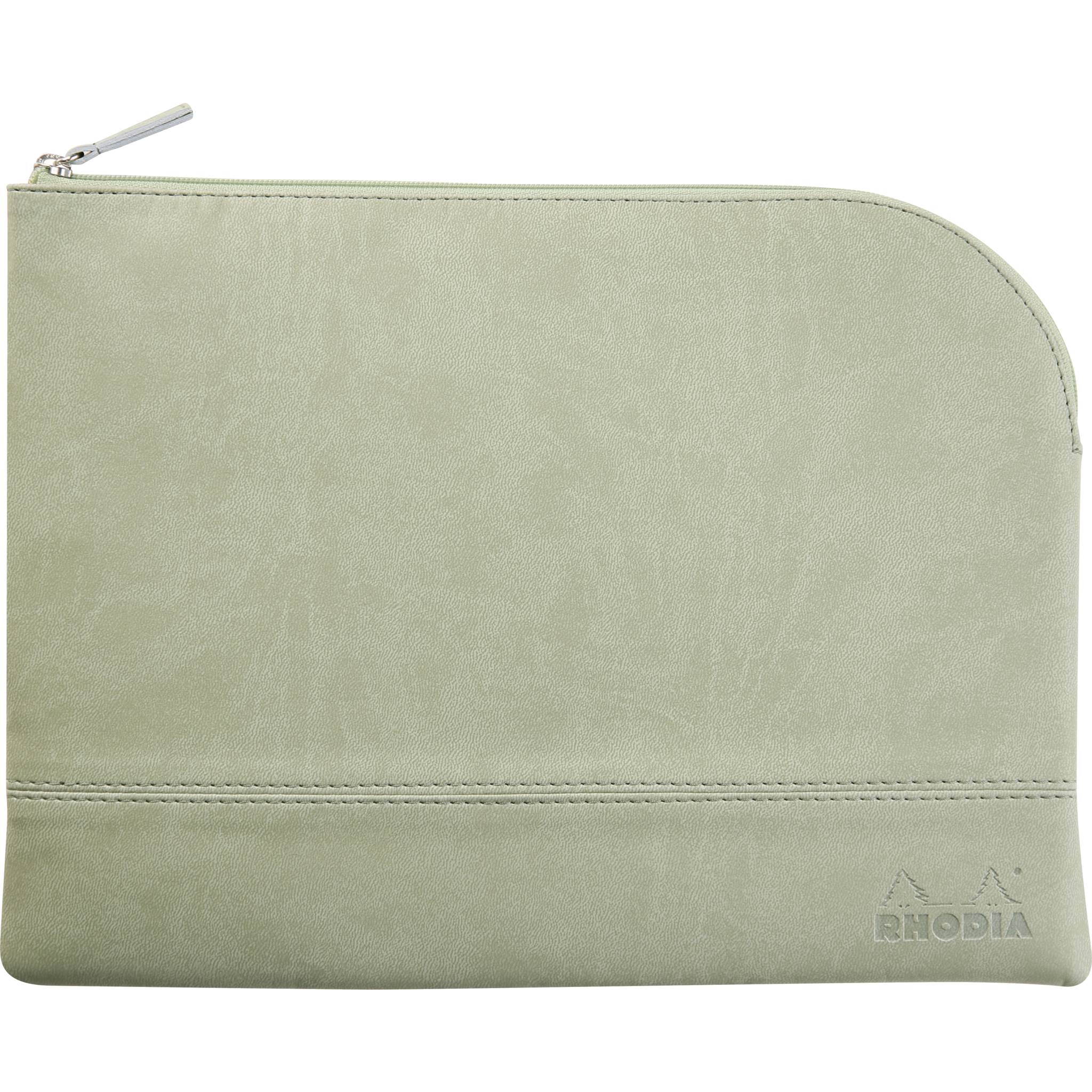 Rhodia Rhodiarama Etui aus Kunstleder Reißverschluss, 21x28 cm Seladon 116733C