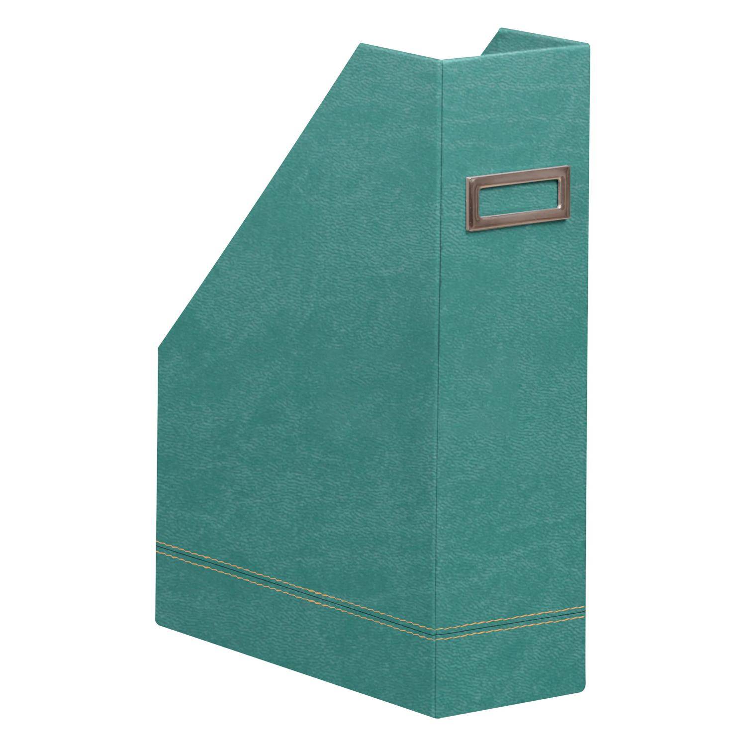 Rhodia Rhodiarama Stehsammler aus Kunstleder, 10x25x31cm - Wassergrün 194549C