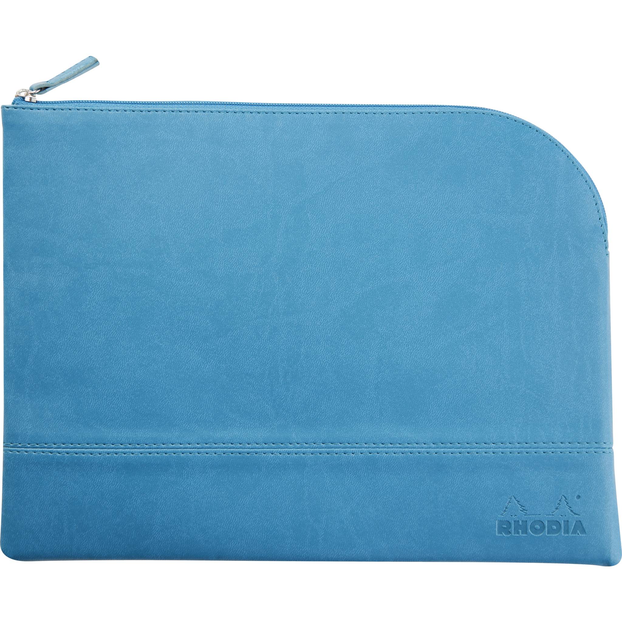Rhodia Rhodiarama Etui aus Kunstleder Reißverschluss, 21x28 cm Türkis 116736C