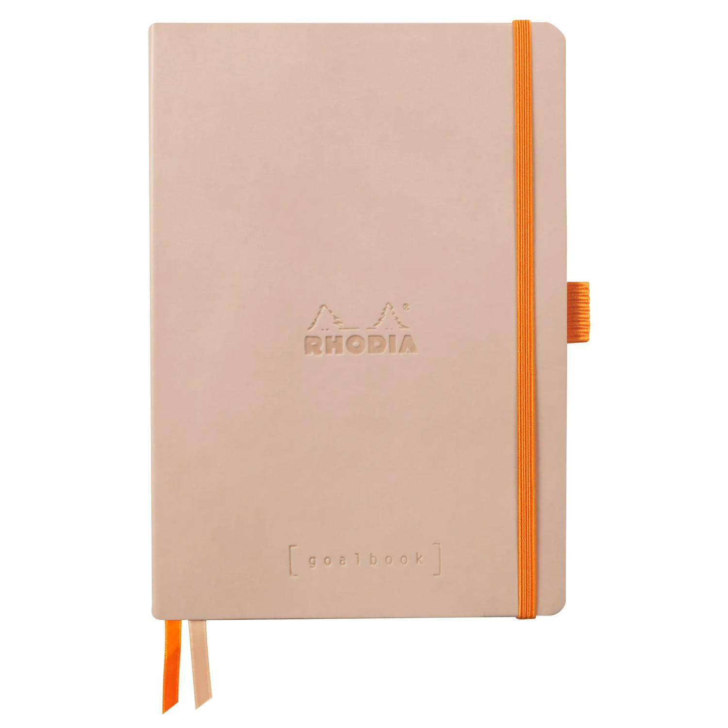 Rhodia Goalbook A5 120 Bl elfenbein 90g, Dot/punktkariert Hauch von Rosa 117803C