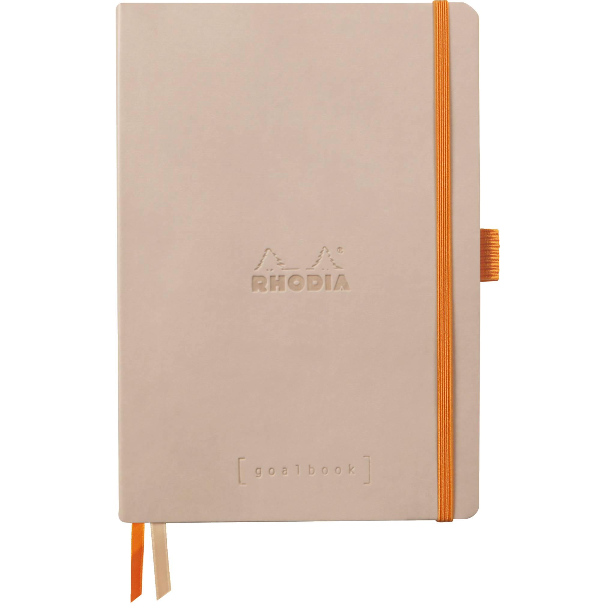 Rhodia Goalbook A5 120 Bl elfenbein 90g, Dot/punktkariert Hauch von Rosa 117803C