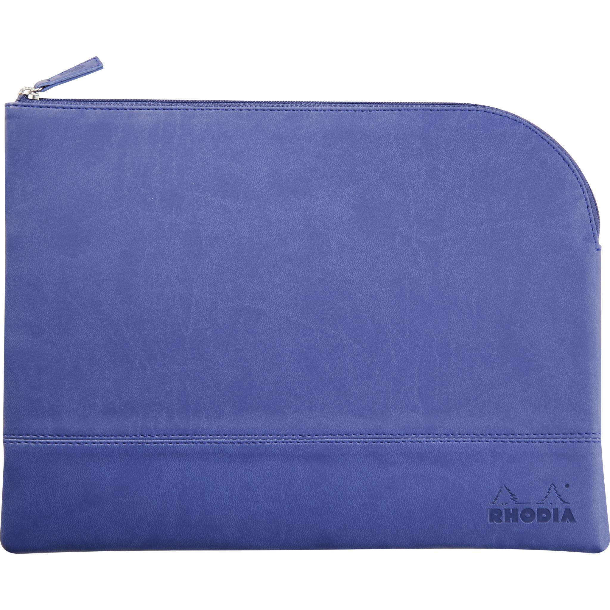 Rhodia Rhodiarama Etui aus Kunstleder Reißverschluss, 21x28 cm Saphir 116738C