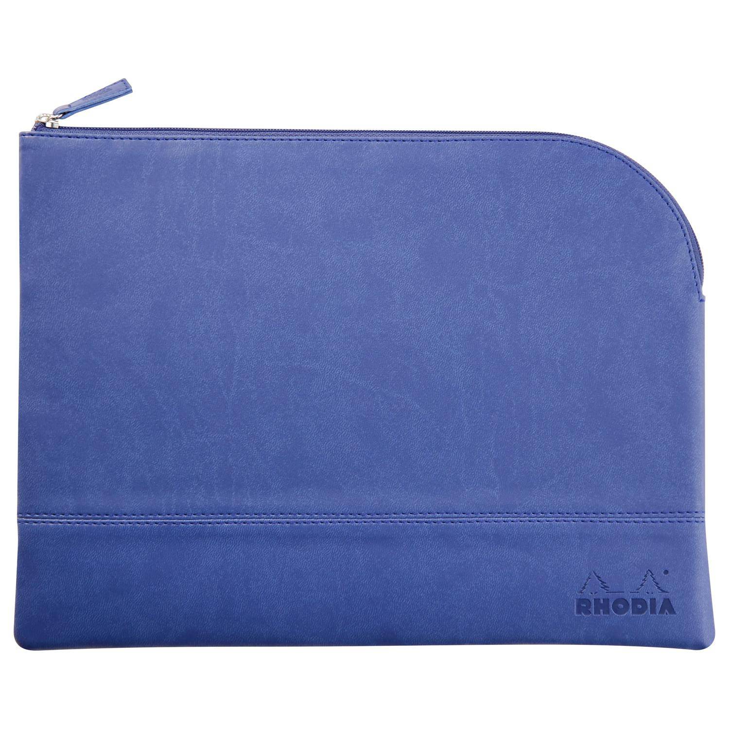 Rhodia Rhodiarama Etui aus Kunstleder Reißverschluss, 21x28 cm Saphir 116738C