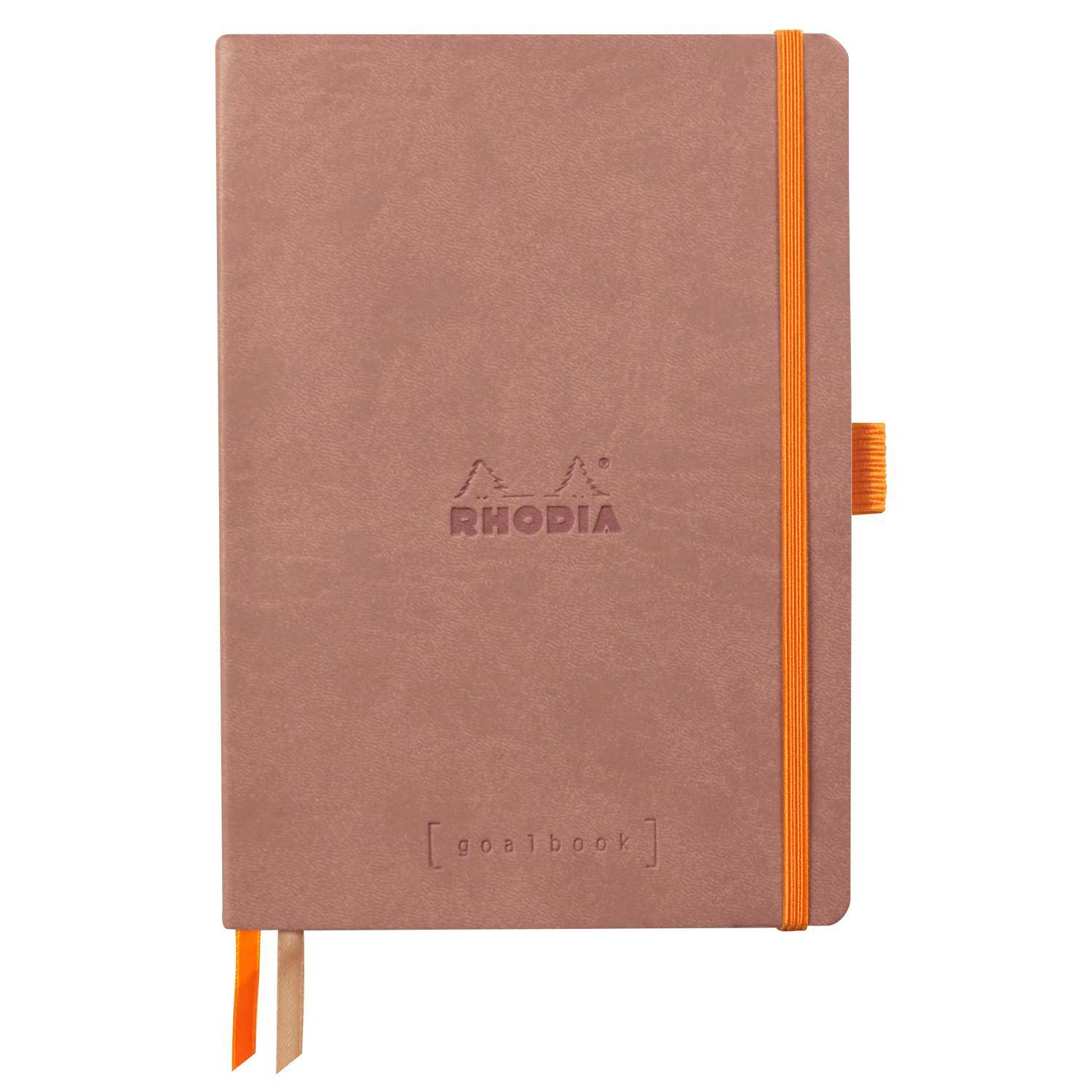 Rhodia Goalbook A5 120 Bl elfenbein 90g, Dot/punktkariert Rosenholz 117802C
