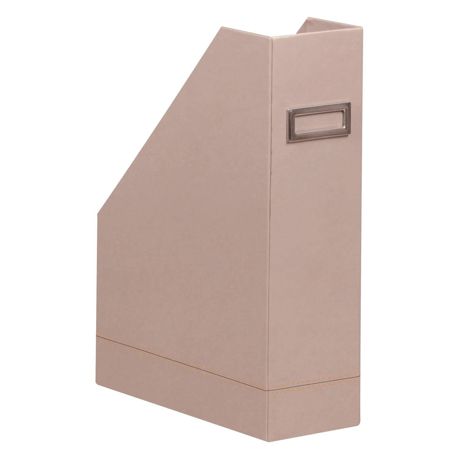 Rhodia Rhodiarama Stehsammler aus Kunstleder, 10x25x31cm Hauch von Rosa 194545C