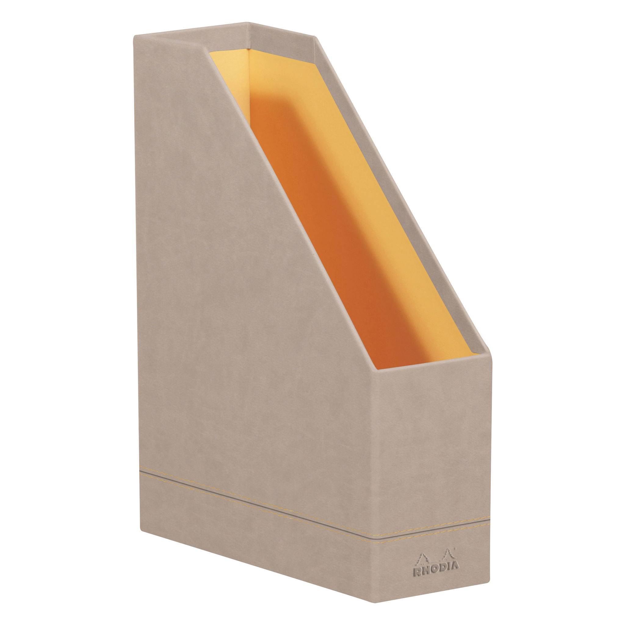 Rhodia Rhodiarama Stehsammler aus Kunstleder, 10x25x31cm Hauch von Rosa 194545C