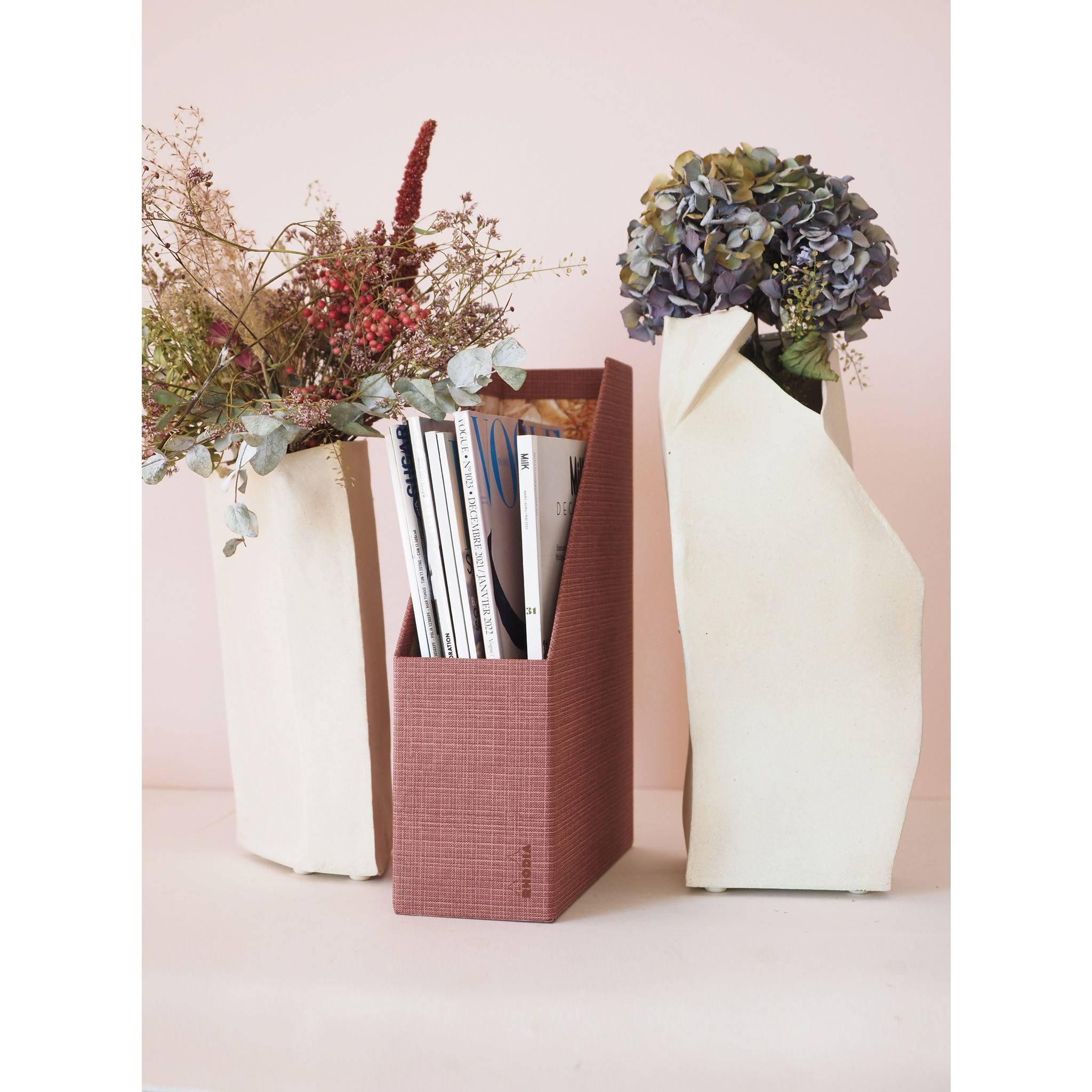 Rhodia Stehsammler 10x25x31 cm Kunstleder - Amarant 120038C