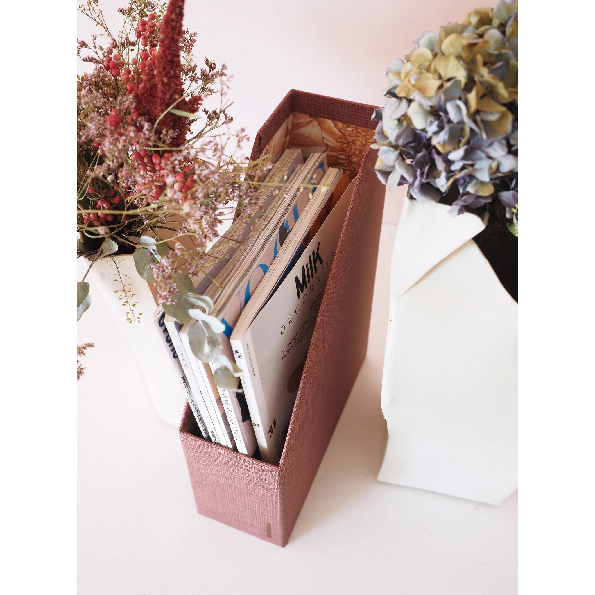 Rhodia Stehsammler 10x25x31 cm Kunstleder - Amarant 120038C