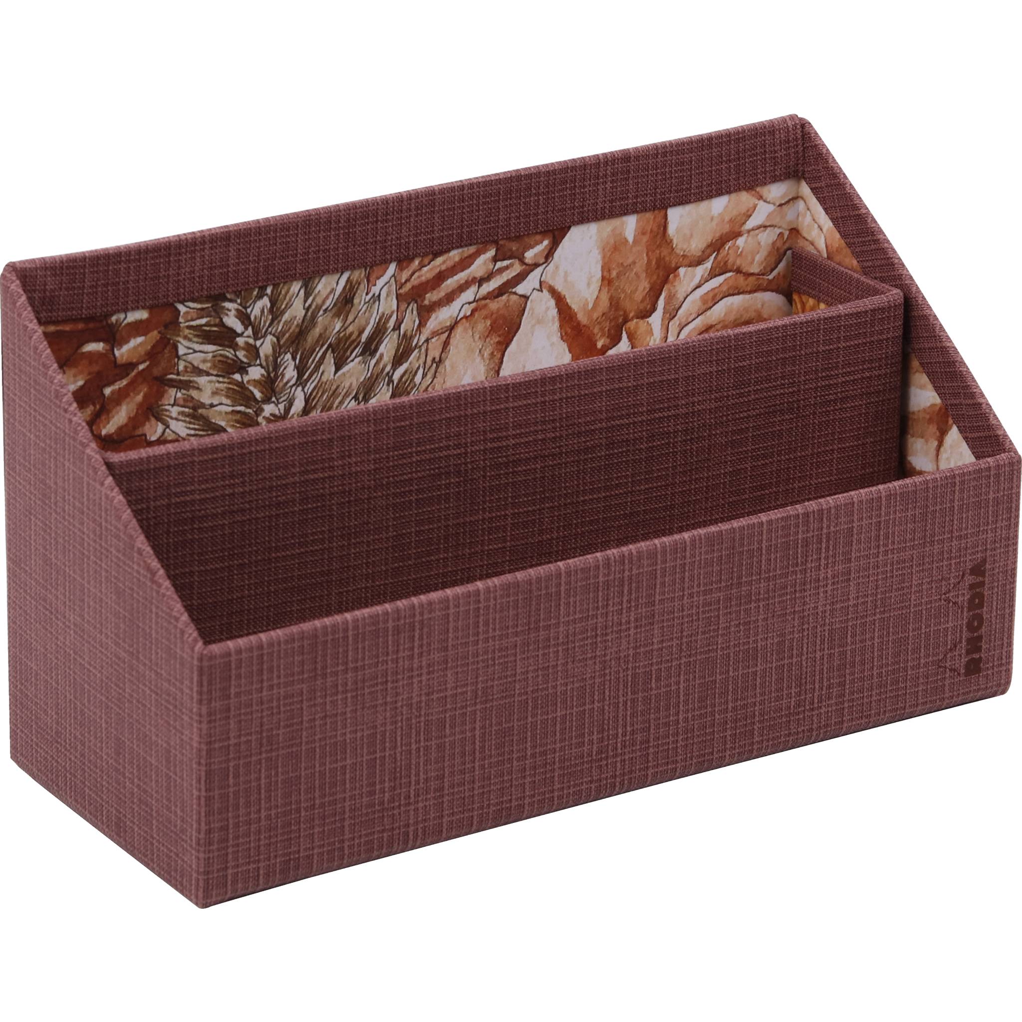 Rhodia Briefständer 25x10x14 cm Kunstleder - Amarant 120037C