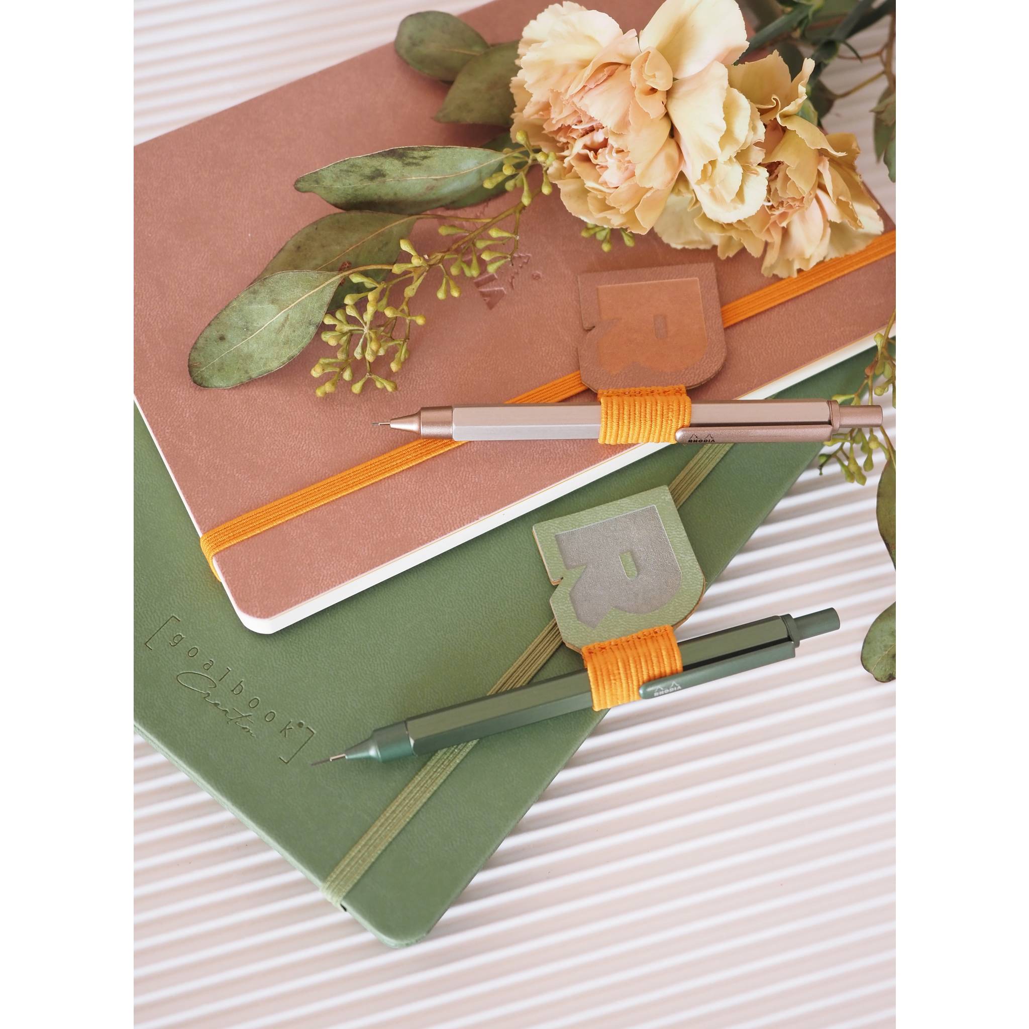 Rhodia selbsthaftende Stiftschlaufe 4x3cm - Rosenholz 194194C