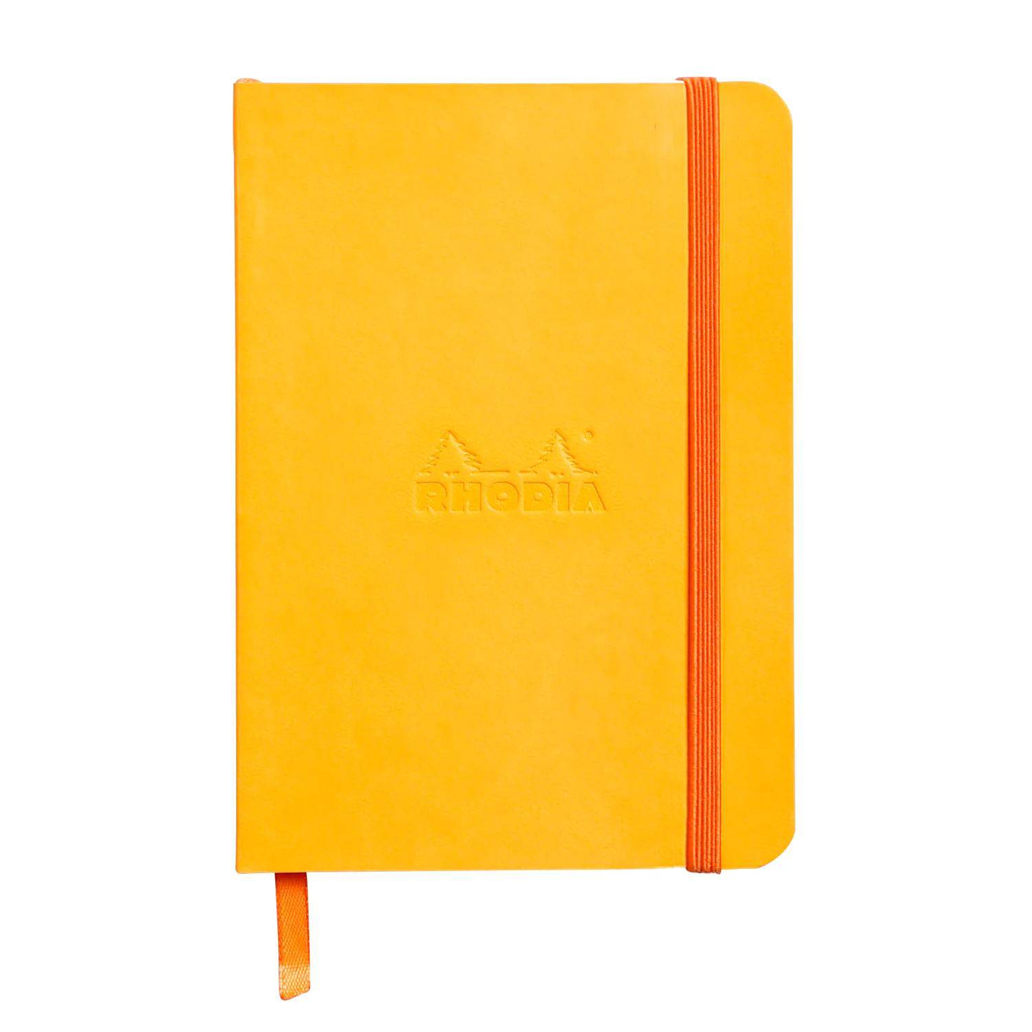Rhodia flexibles Notizbuch A6 72 Bl liniert, Papier 90g, Narzisse 117316C