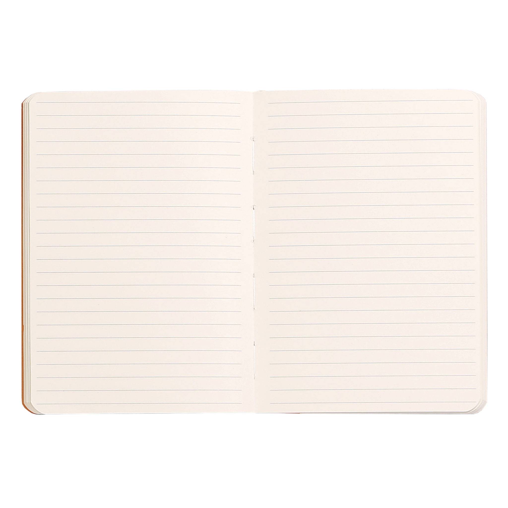 Rhodia flexibles Notizbuch A6 72 Bl liniert, Papier 90g, Braun 117303C