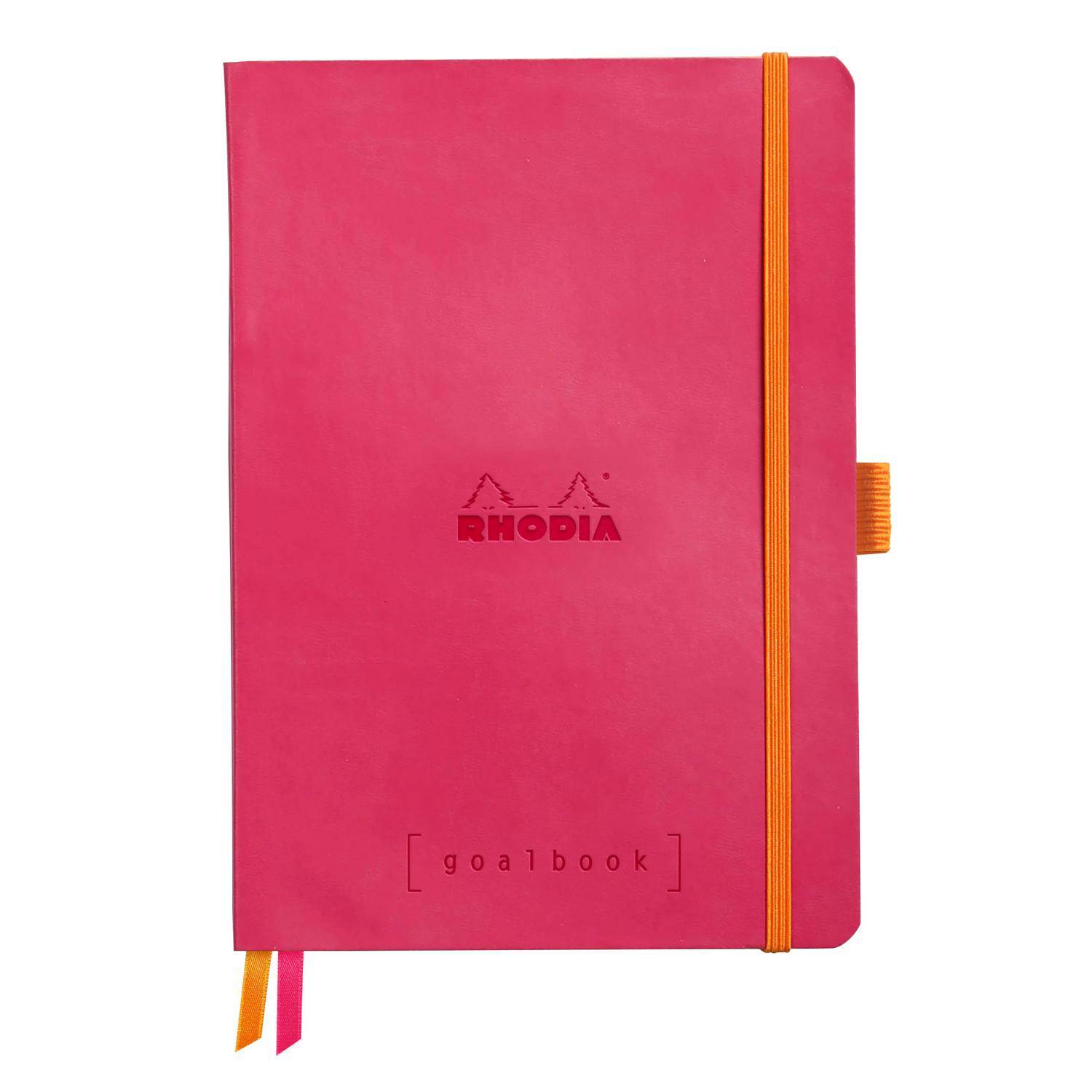 Rhodia Goalbook A5 flexiblem Einband, 120 Bl 90g, kariert Himbeer 117772C