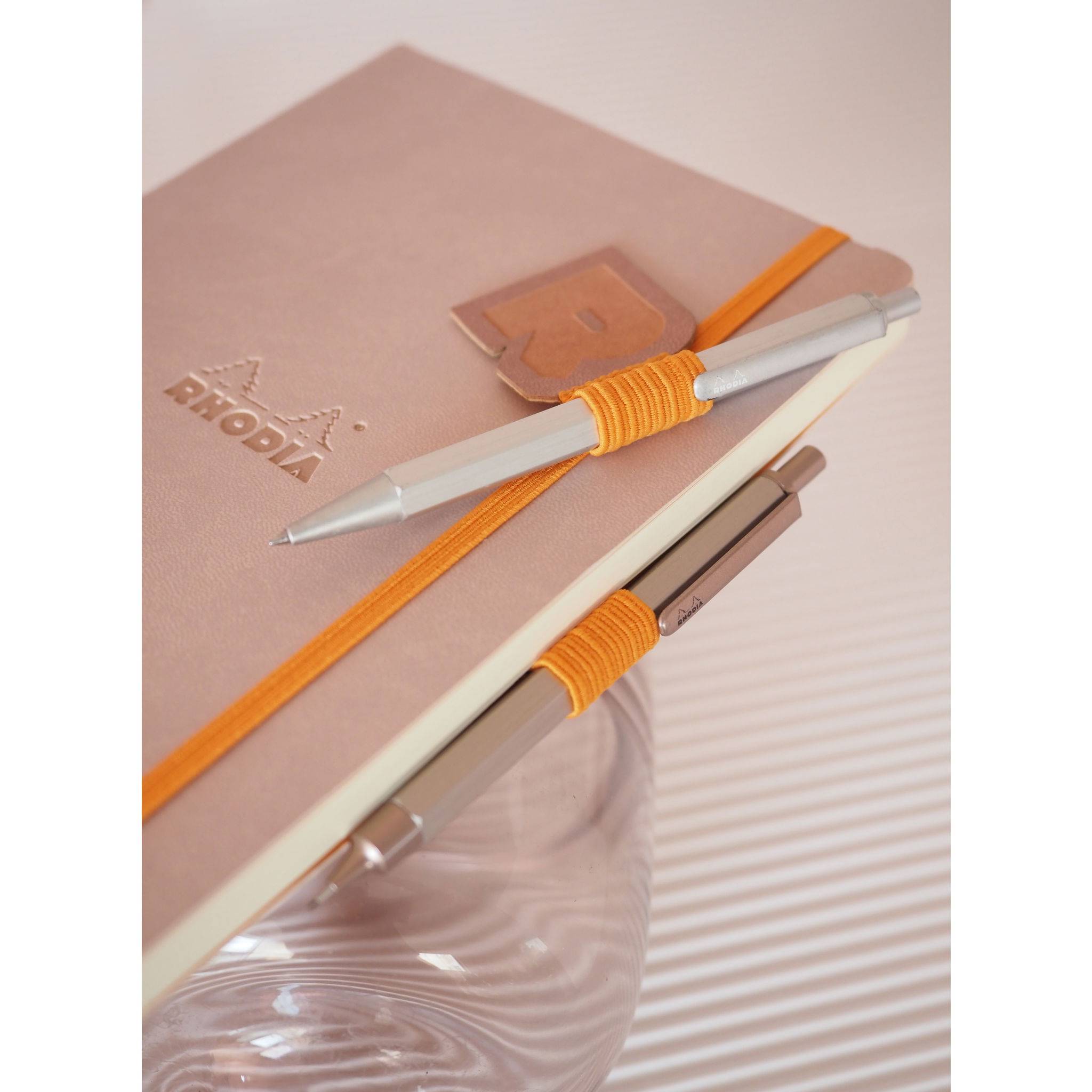 Rhodia selbsthaftende Stiftschlaufe 4x3cm - Hauch von Rosa 194195C