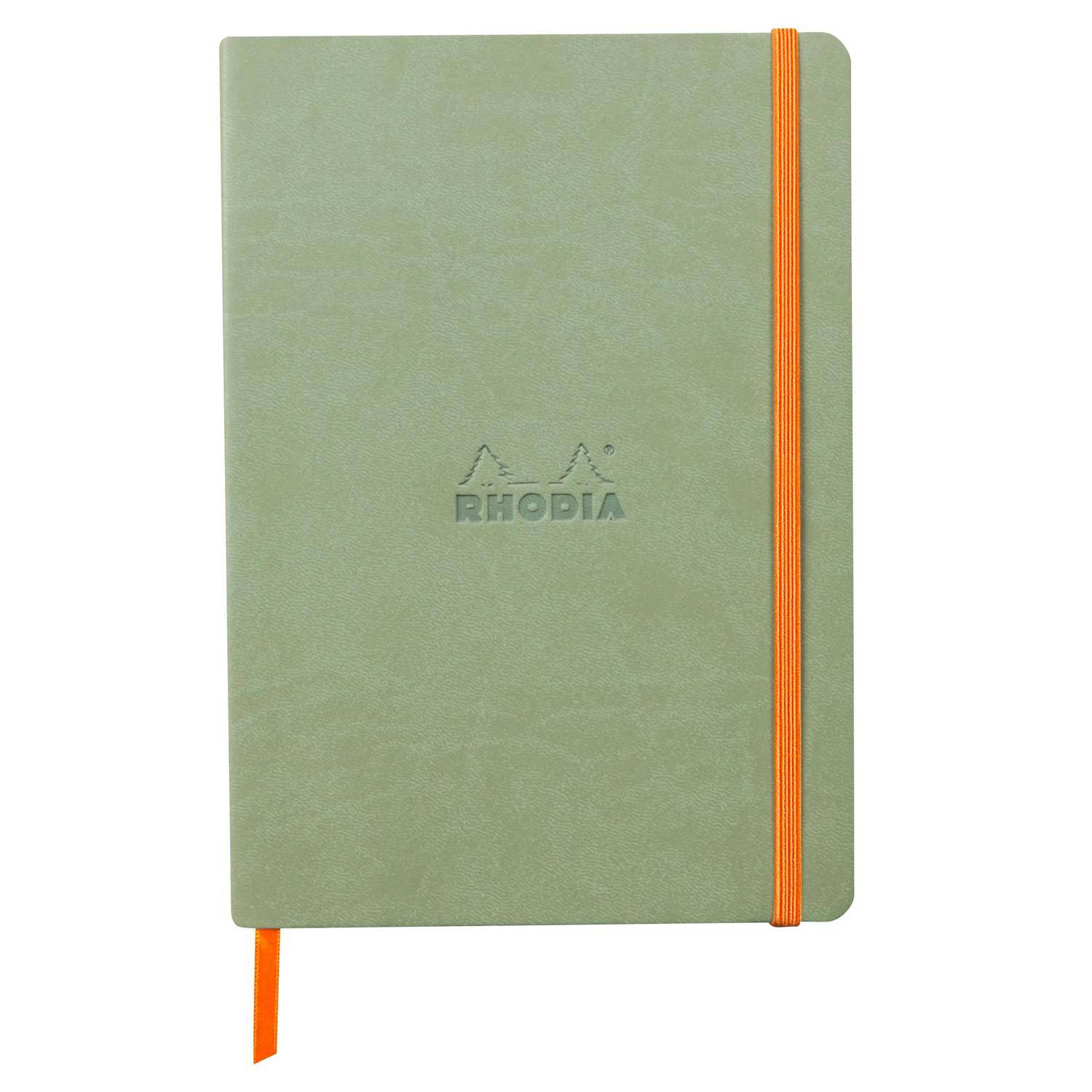 Rhodia Notizbuch A5 Softcover, 80 Bl 90g, dot/punktkariert, Seladon 117441C