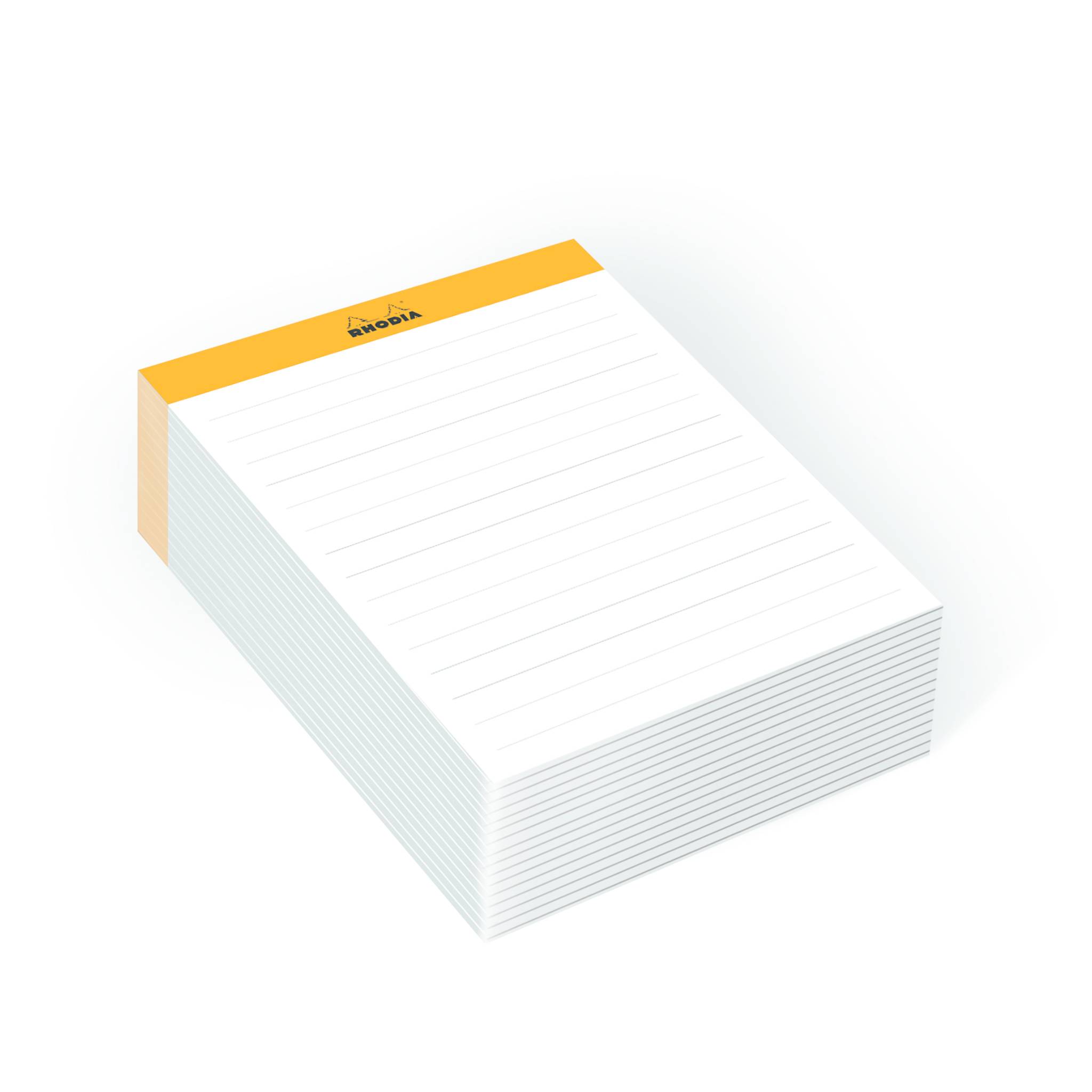 Rhodia Memoblock N°11 (7,5 x 10,5 cm) liniert 240 Blatt - Orange 194044C