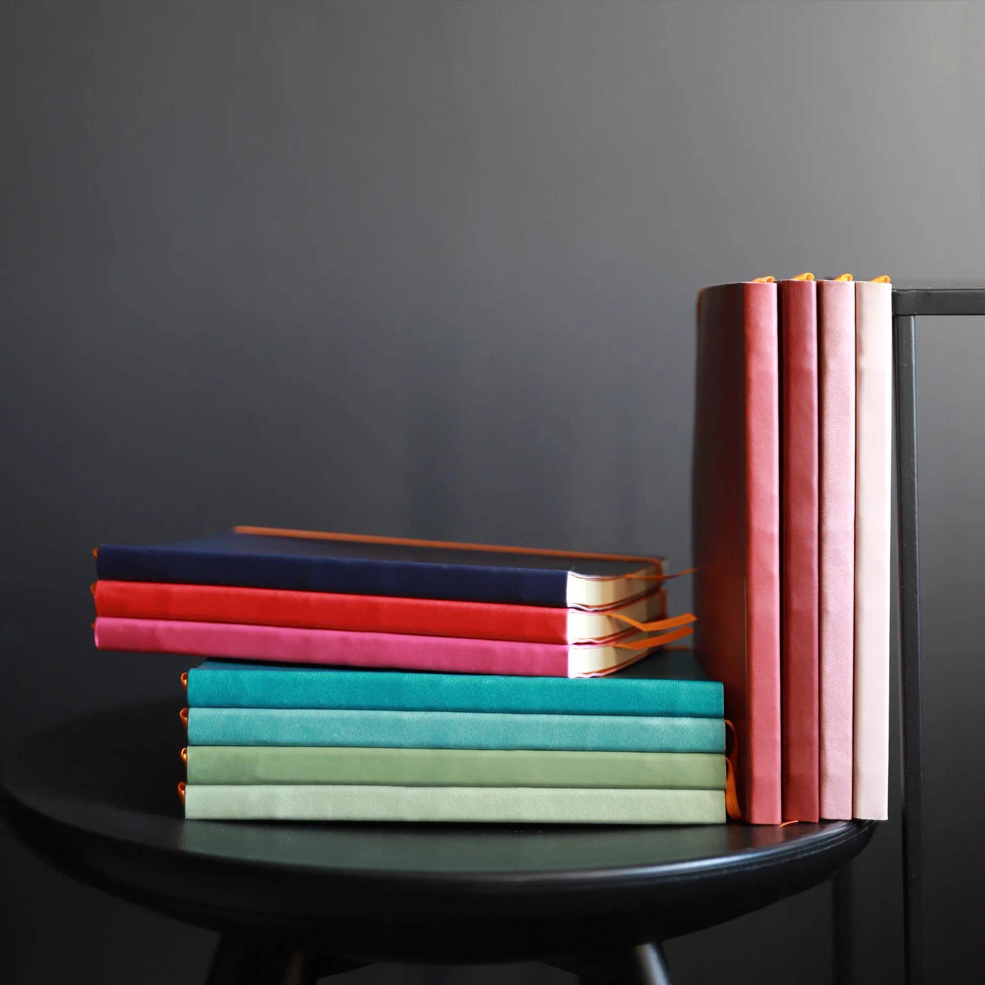 Rhodia Notizbuch A5 Softcover, 80 Bl elfenbein 90g, liniert, Pfaugrün 117376C
