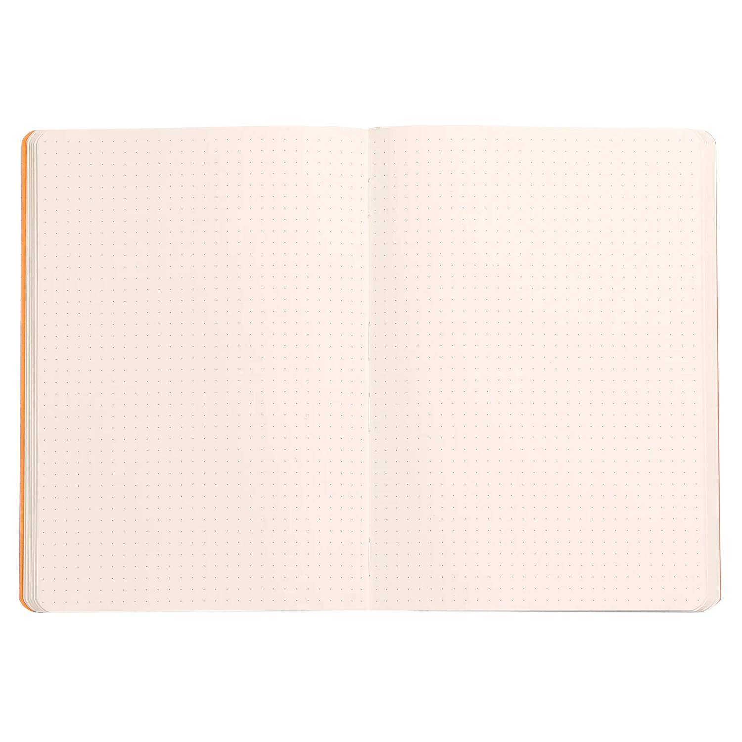 Rhodia Notizbuch A5 Softcover, 80 Bl 90g, dot/punktkariert, Schwarz 117452C