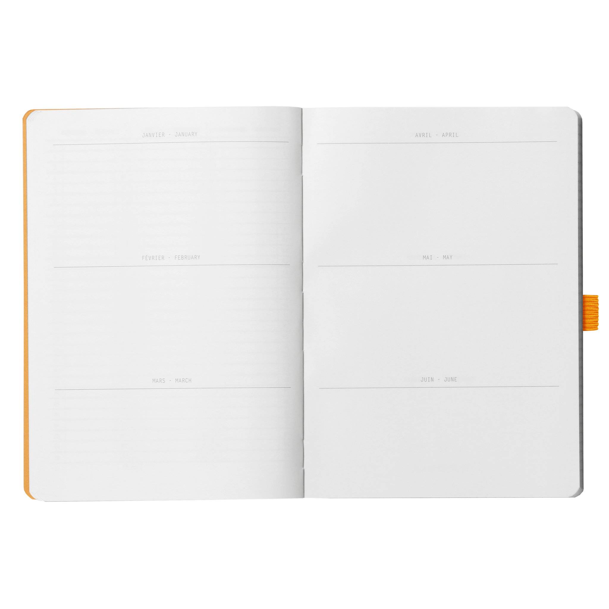 Rhodia Goalbook A5 120 Bl 90g weiß, Dot/punktkariert Taupe 117573C