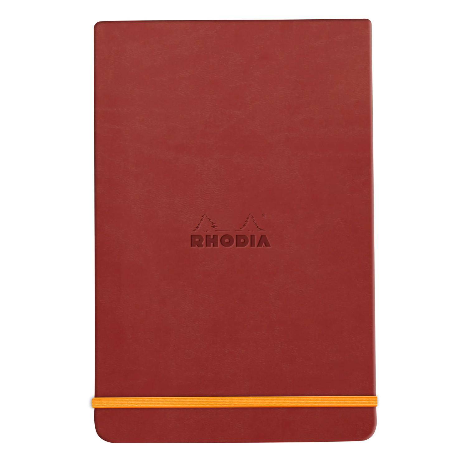 Rhodia Webnotepad 9x14 cm, 96 Bl liniert, mikroperforiert, 90g, Nacarat 194350C