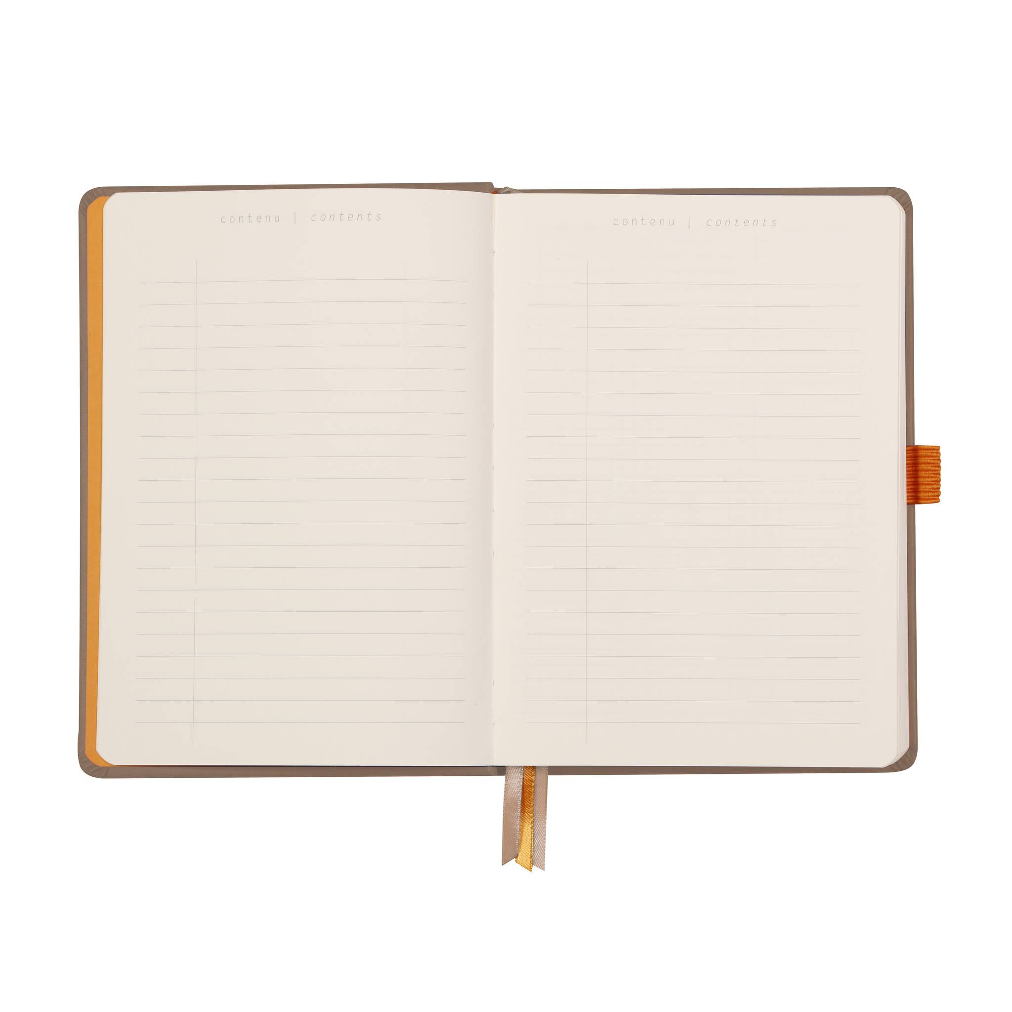 Rhodia Goalbook A5 120 Bl elfenbein 90g, Dot/punktkariert Taupe 118774C