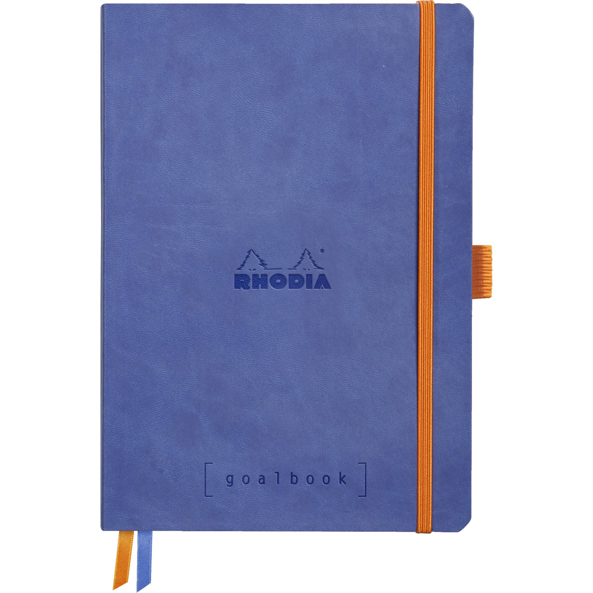 Rhodia Goalbook A5 120 Bl elfenbein 90g, Dot/punktkariert Saphir 117748C