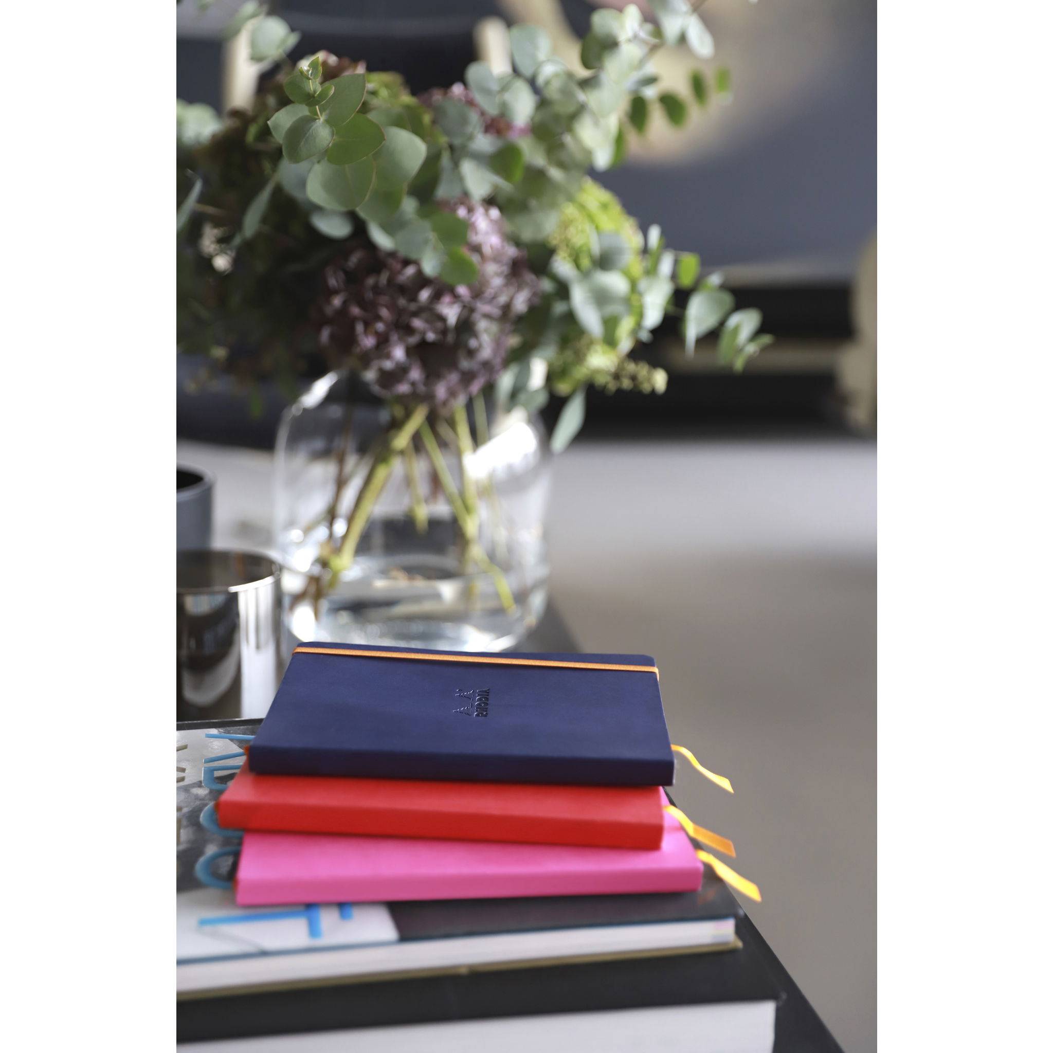 Rhodia Notizbuch A5 Softcover, 80 Bl elfenbein 90g, liniert, Koralle 117380C