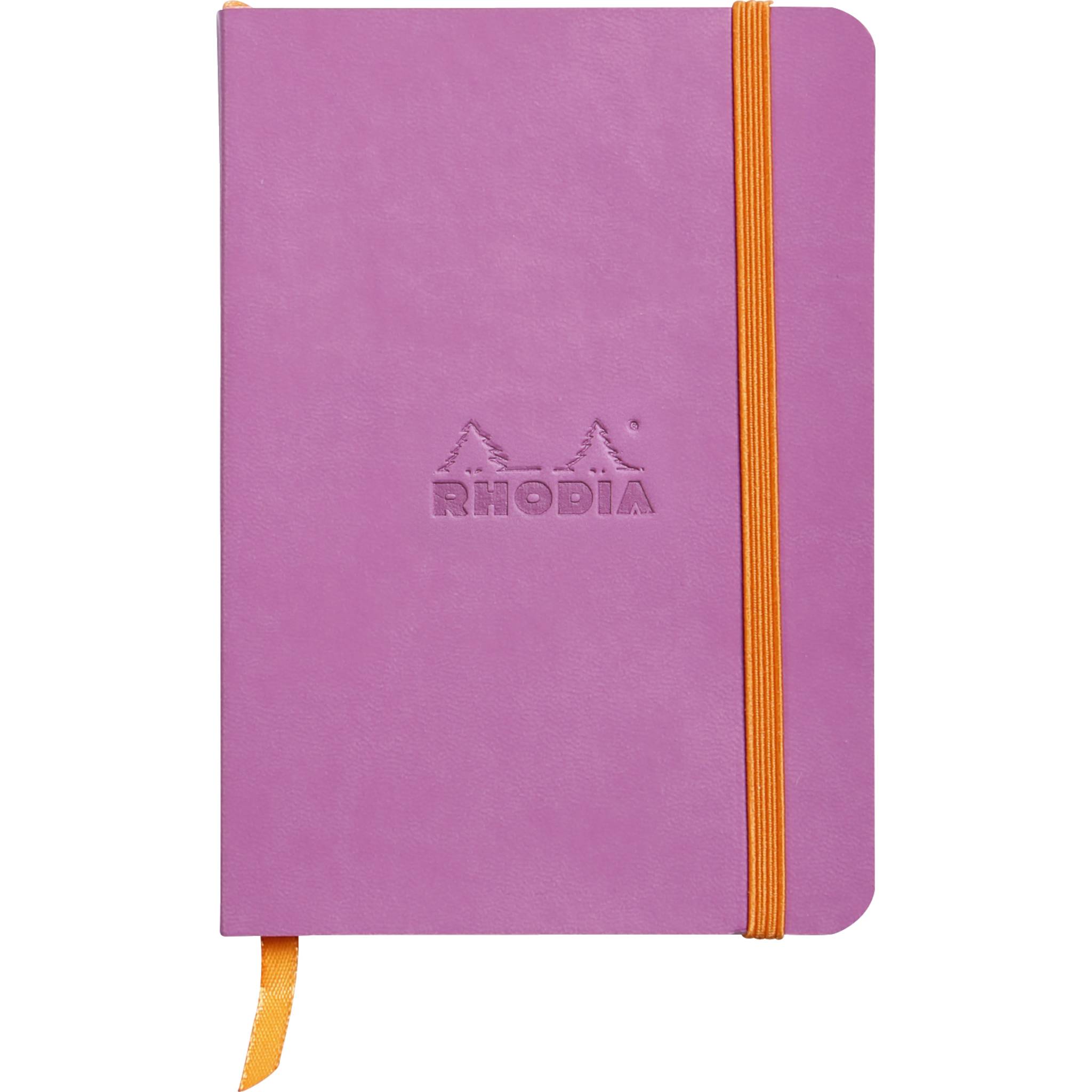 Rhodia flexibles Notizbuch A6 72 Bl liniert, Papier 90g, Flieder 117311C