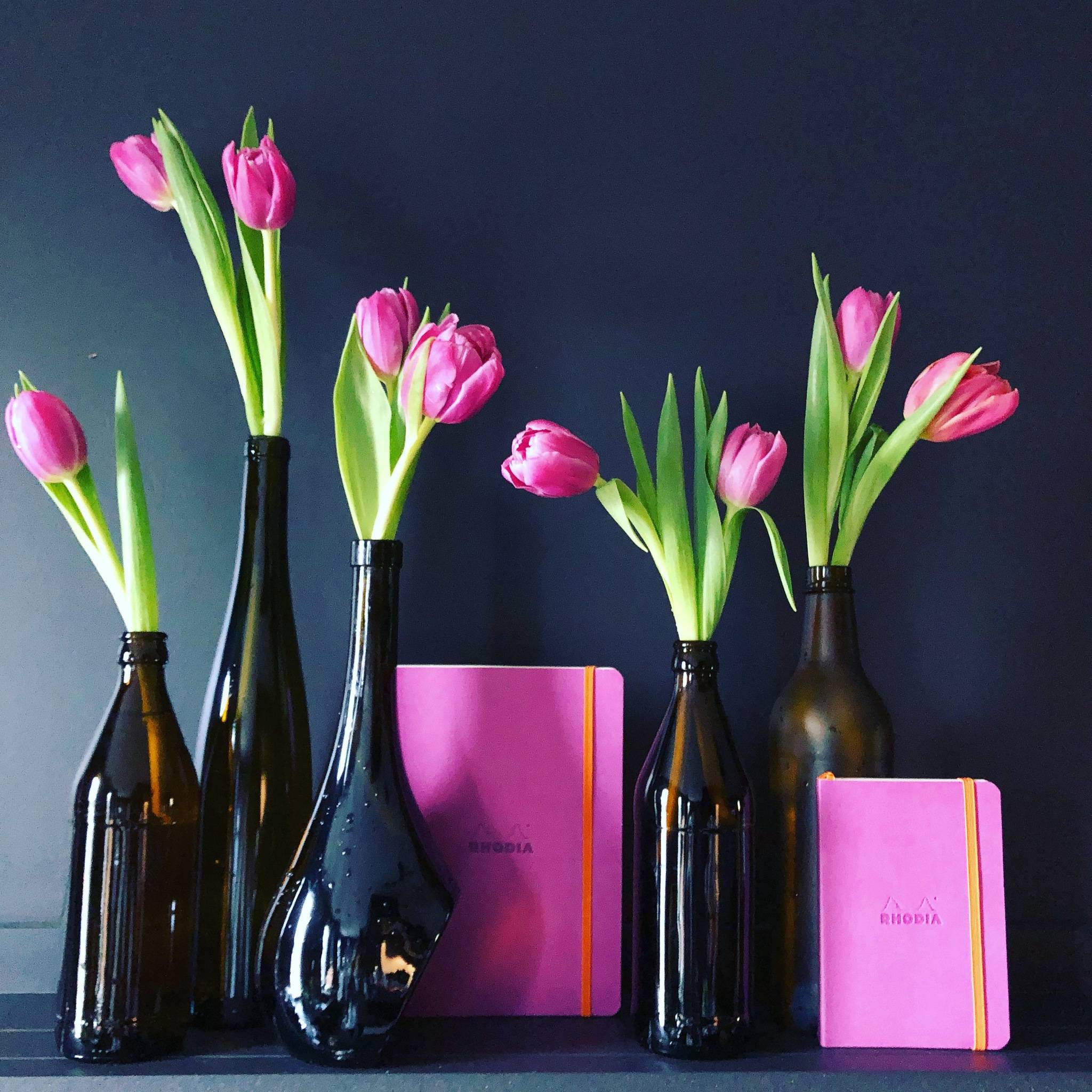 Rhodia flexibles Notizbuch A6 72 Bl liniert, Papier 90g, Flieder 117311C