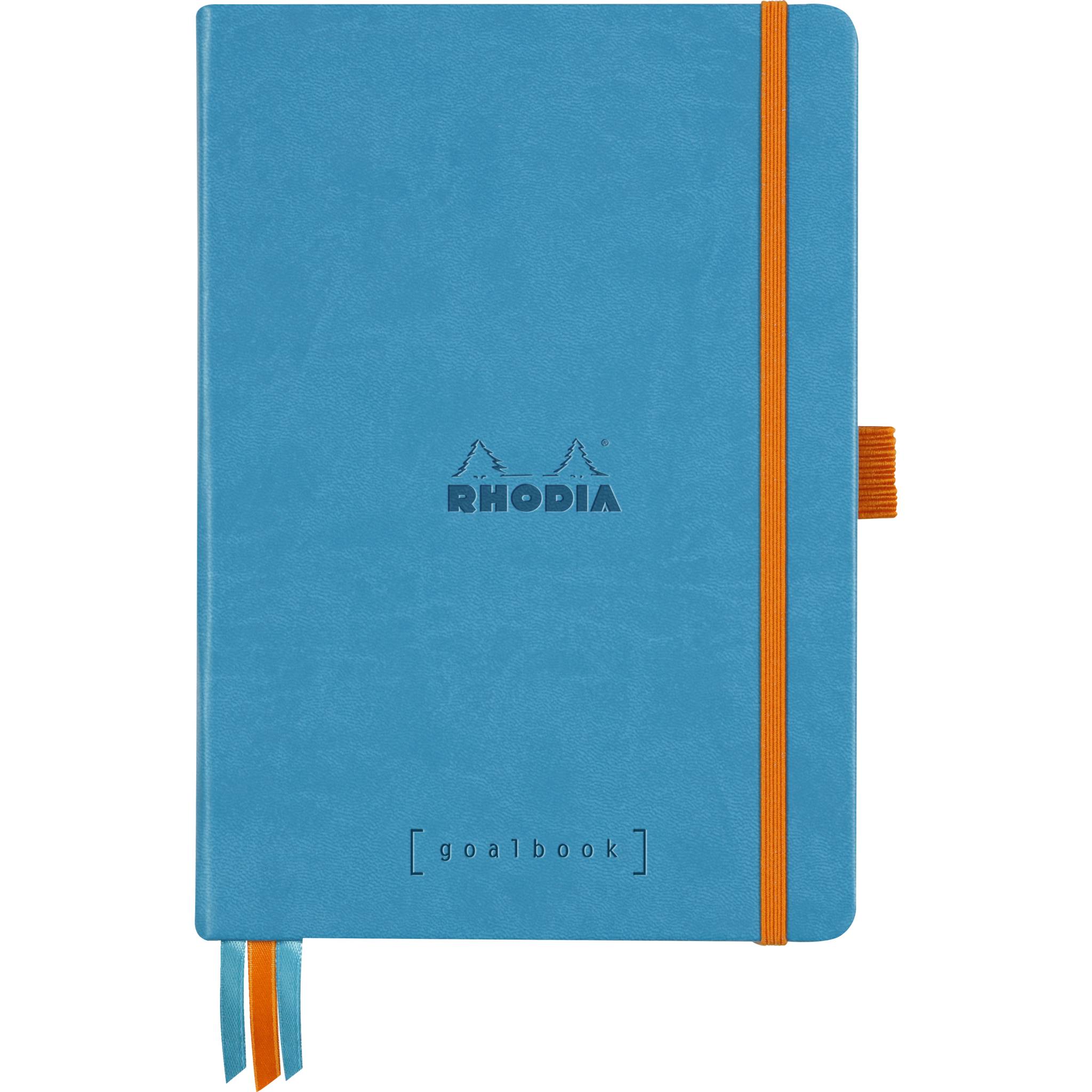 Rhodia Goalbook A5 120 Bl elfenbein 90g, Dot/punktkariert Türkis 118777C