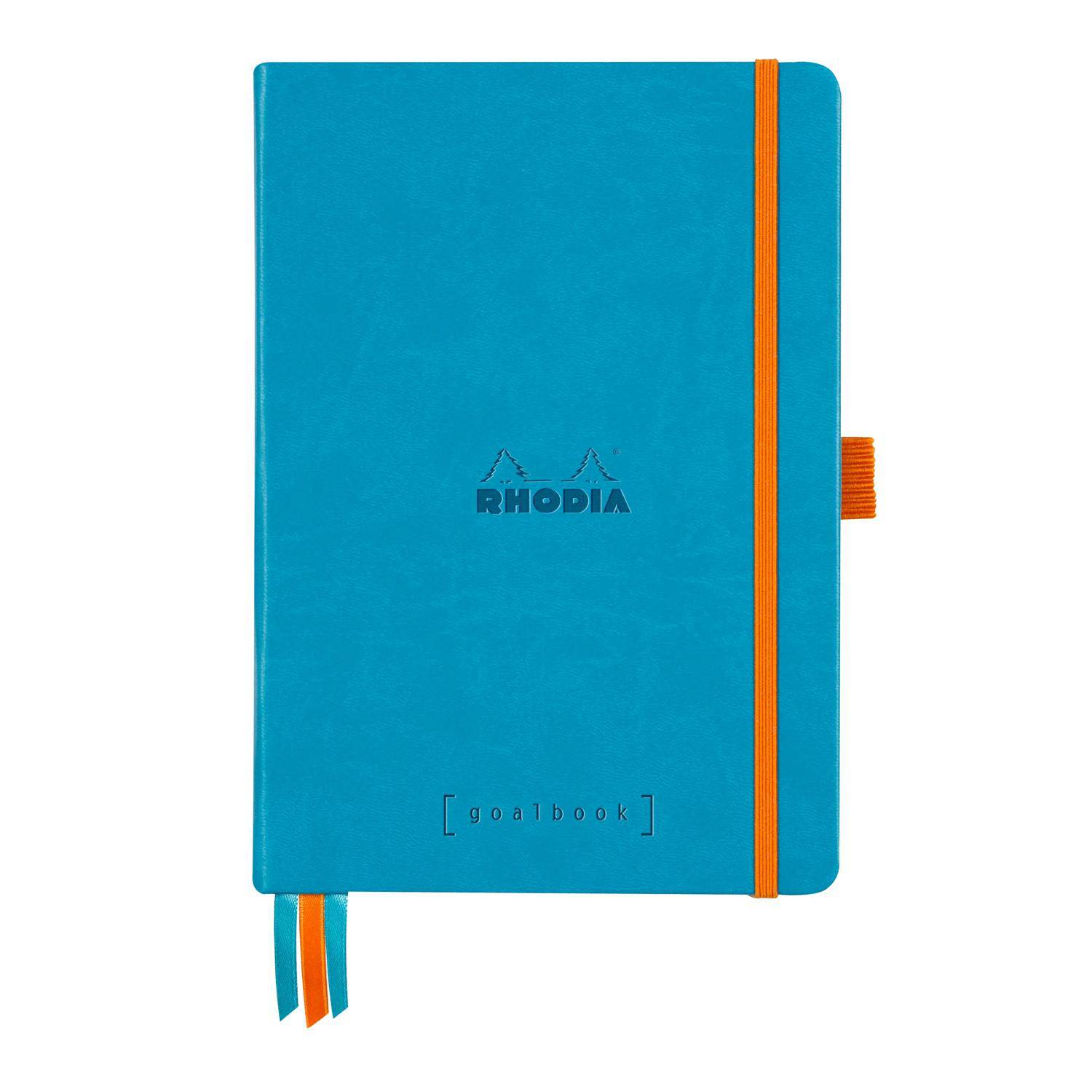 Rhodia Goalbook A5 120 Bl elfenbein 90g, Dot/punktkariert Türkis 118777C