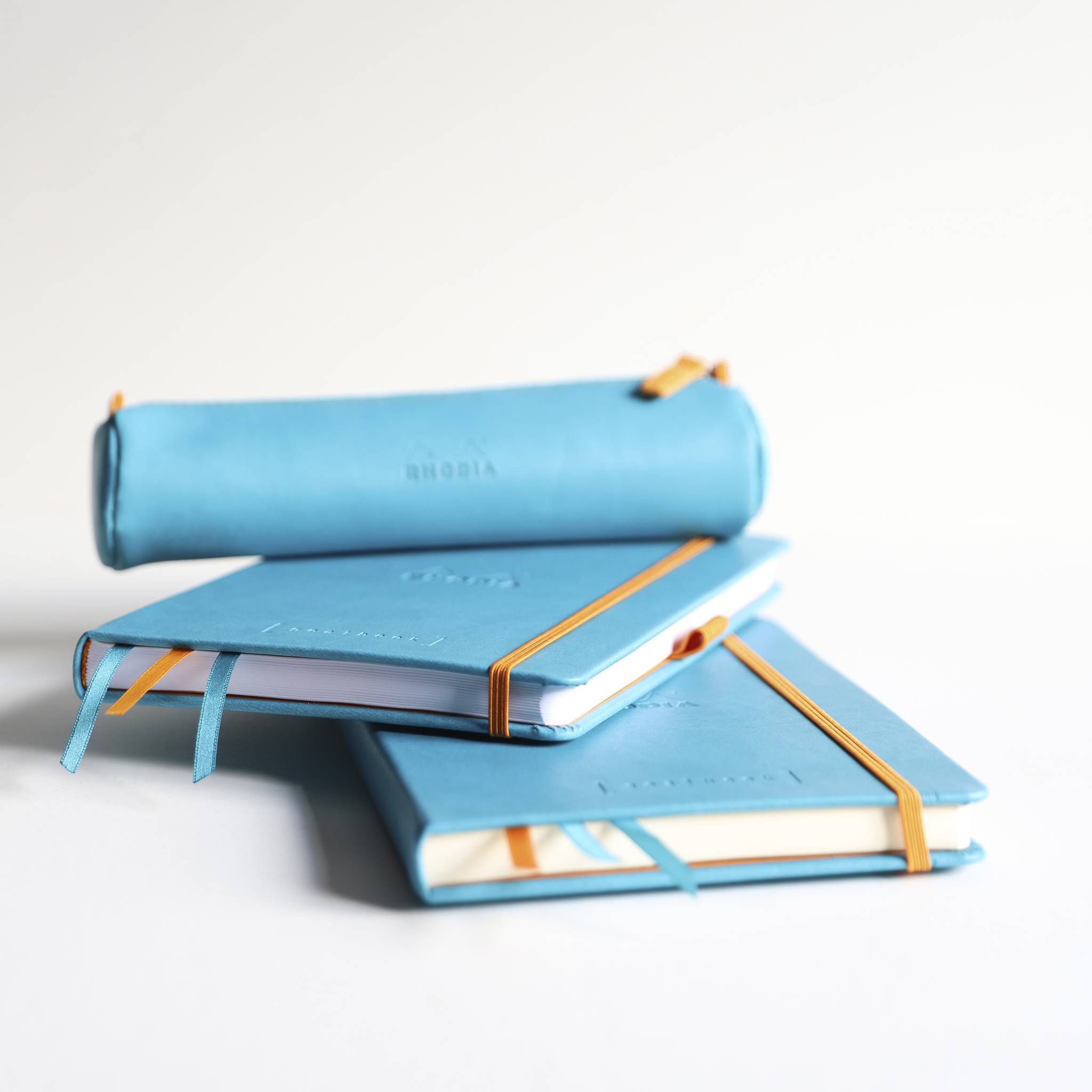 Rhodia Goalbook A5 120 Bl elfenbein 90g, Dot/punktkariert Türkis 118777C