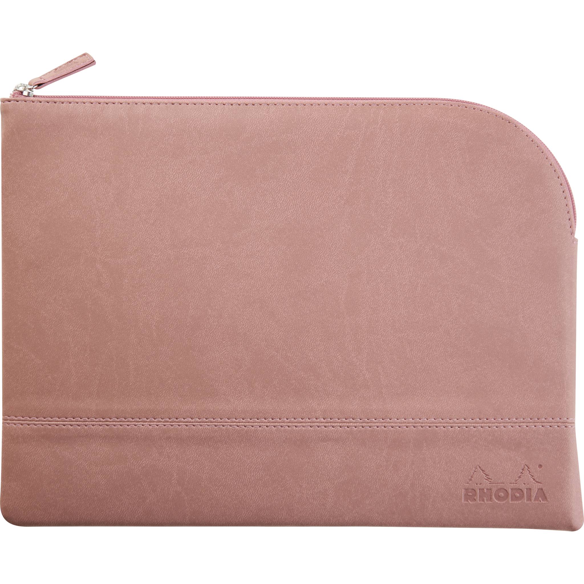 Rhodia Rhodiarama Etui aus Kunstleder Reißverschluss, 21x28 cm Rosenholz 116729C