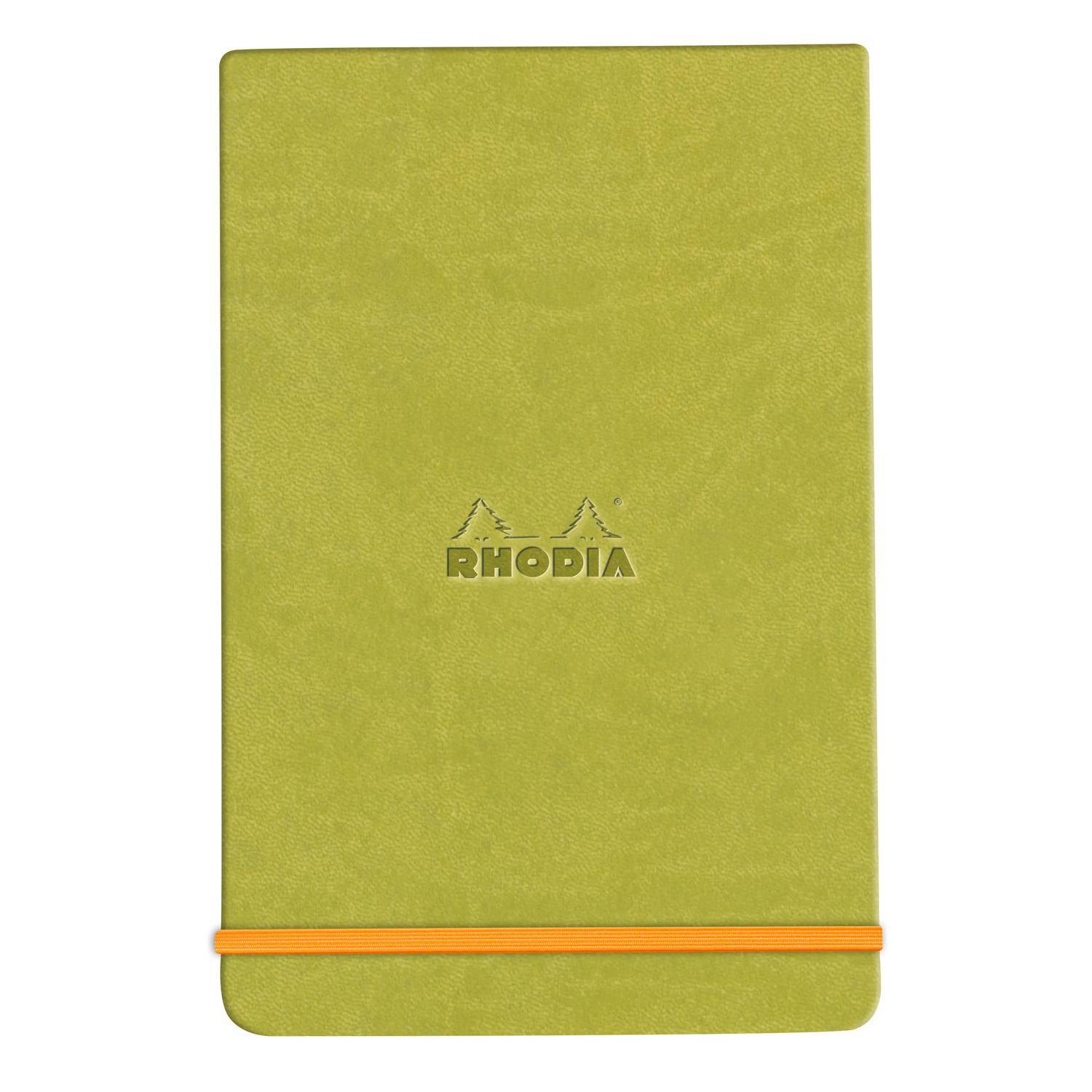 Rhodia Webnotepad 9x14 cm, 96 Bl liniert, mikroperforiert, 90g, Anisgrün 194353C