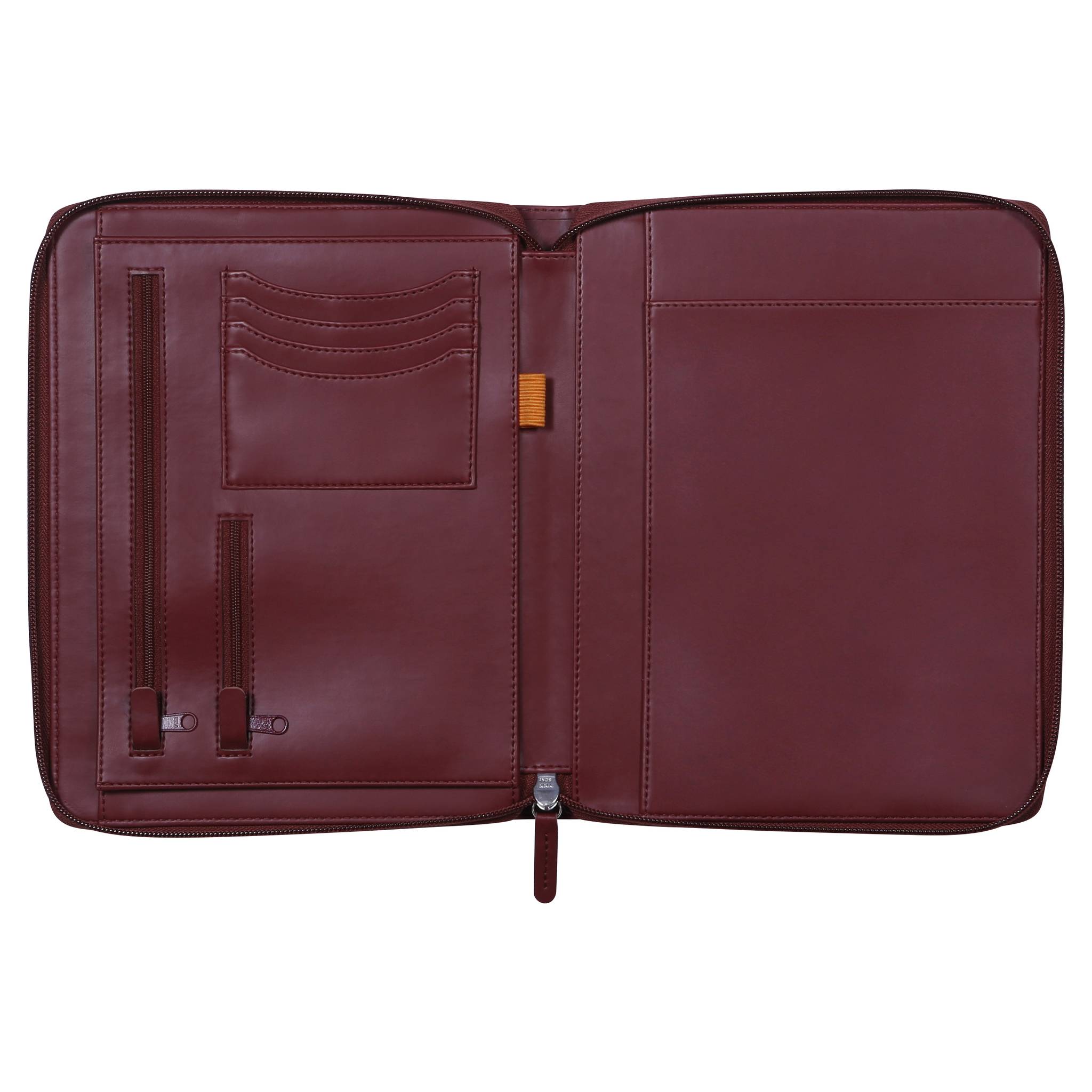 Rhodia Konferenzmappe, kleines Modell 19,5x25,5 cm, für Block A5 Weinrot 168107C