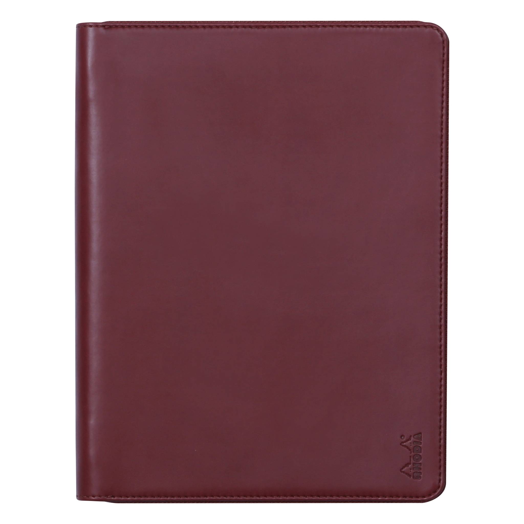 Rhodia Konferenzmappe, kleines Modell 19,5x25,5 cm, für Block A5 Weinrot 168107C
