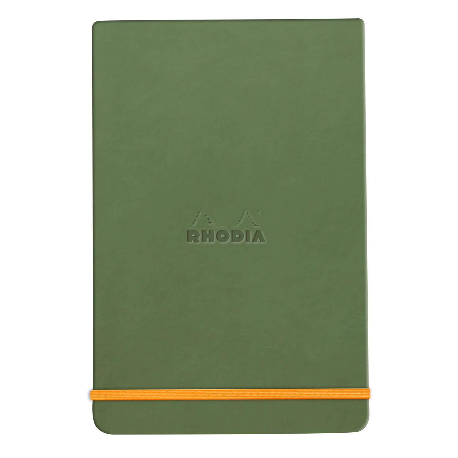 Rhodia Webnotepad A5 96 Bl liniert, mikroperforiert, 90g, Salbeigrün 194385C