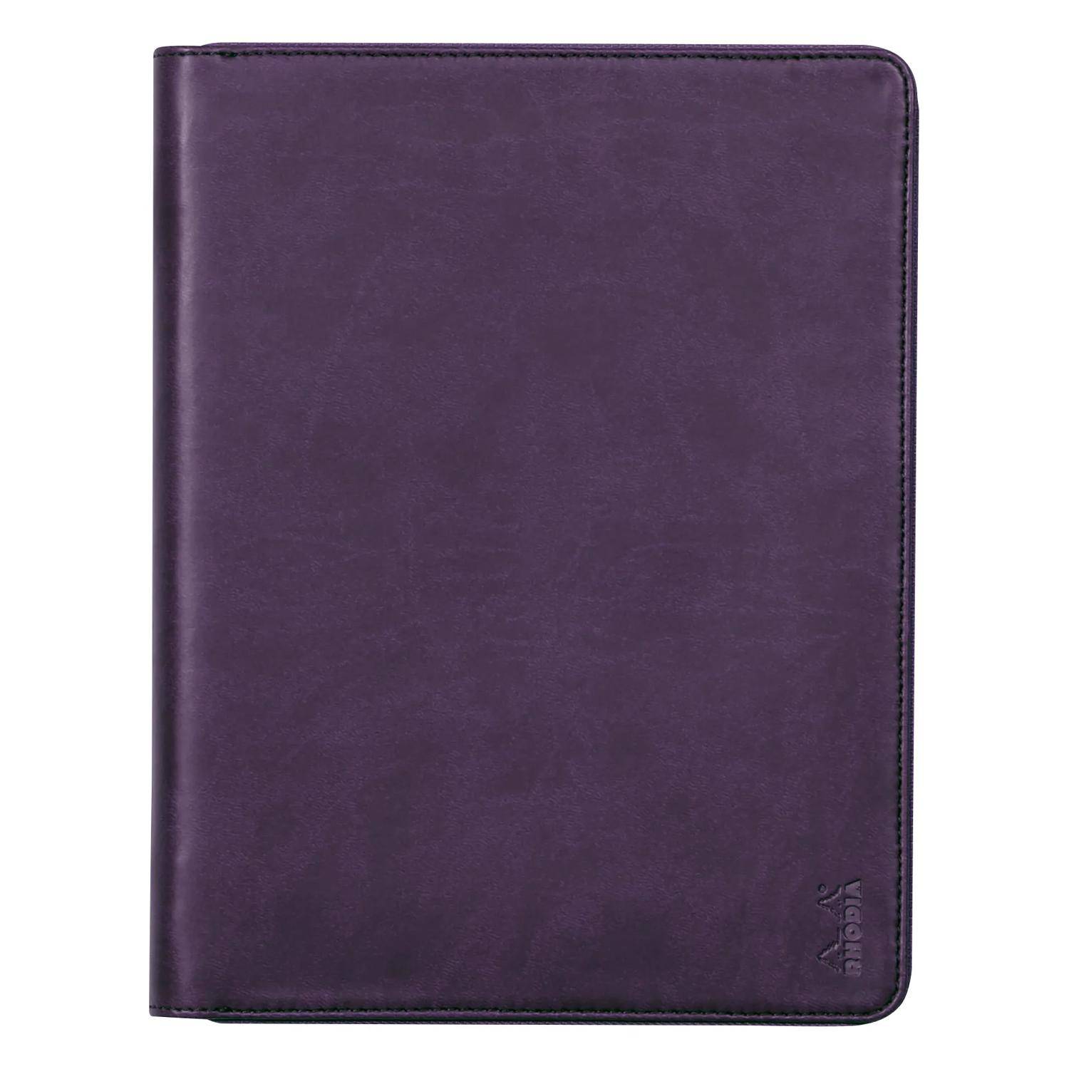Rhodia Konferenzmappe, kleines Modell 19,5x25,5 cm, für Block A5 Violett 168105C