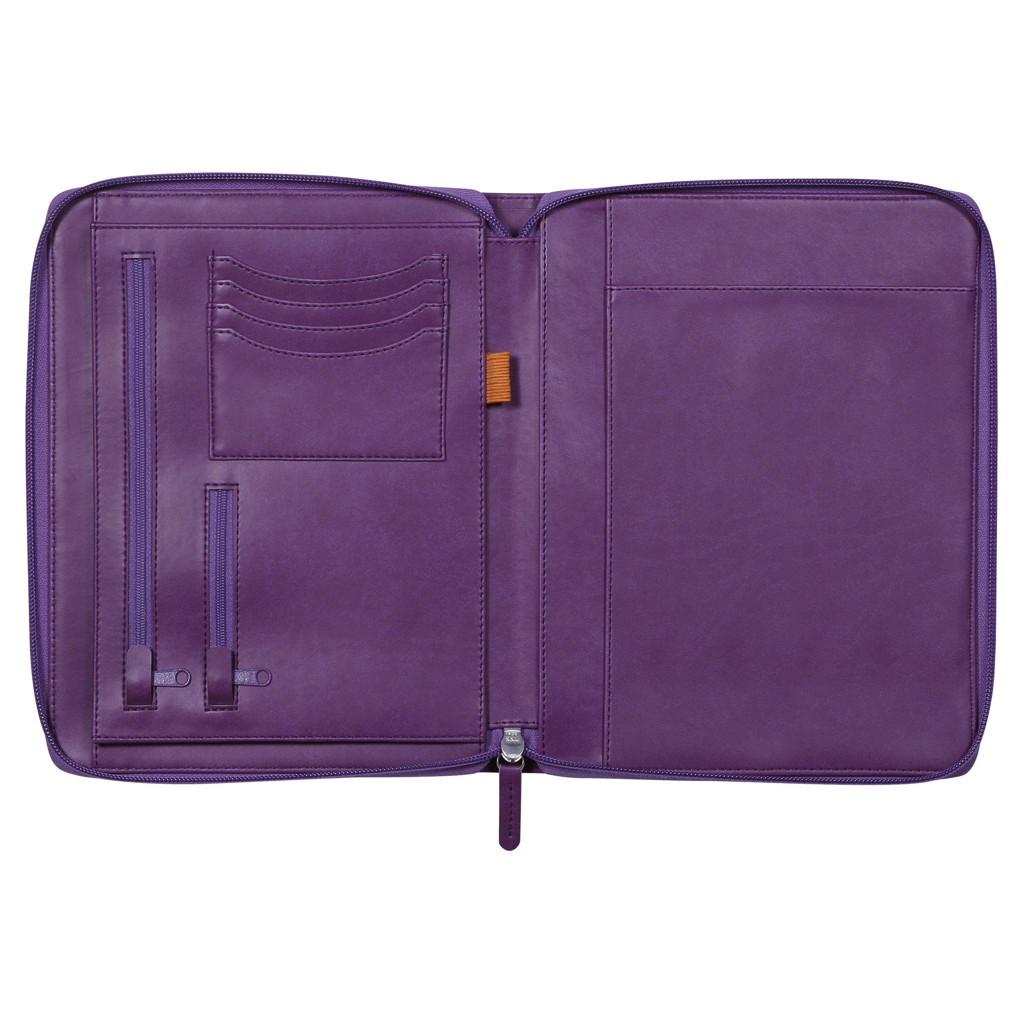 Rhodia Konferenzmappe, kleines Modell 19,5x25,5 cm, für Block A5 Violett 168105C