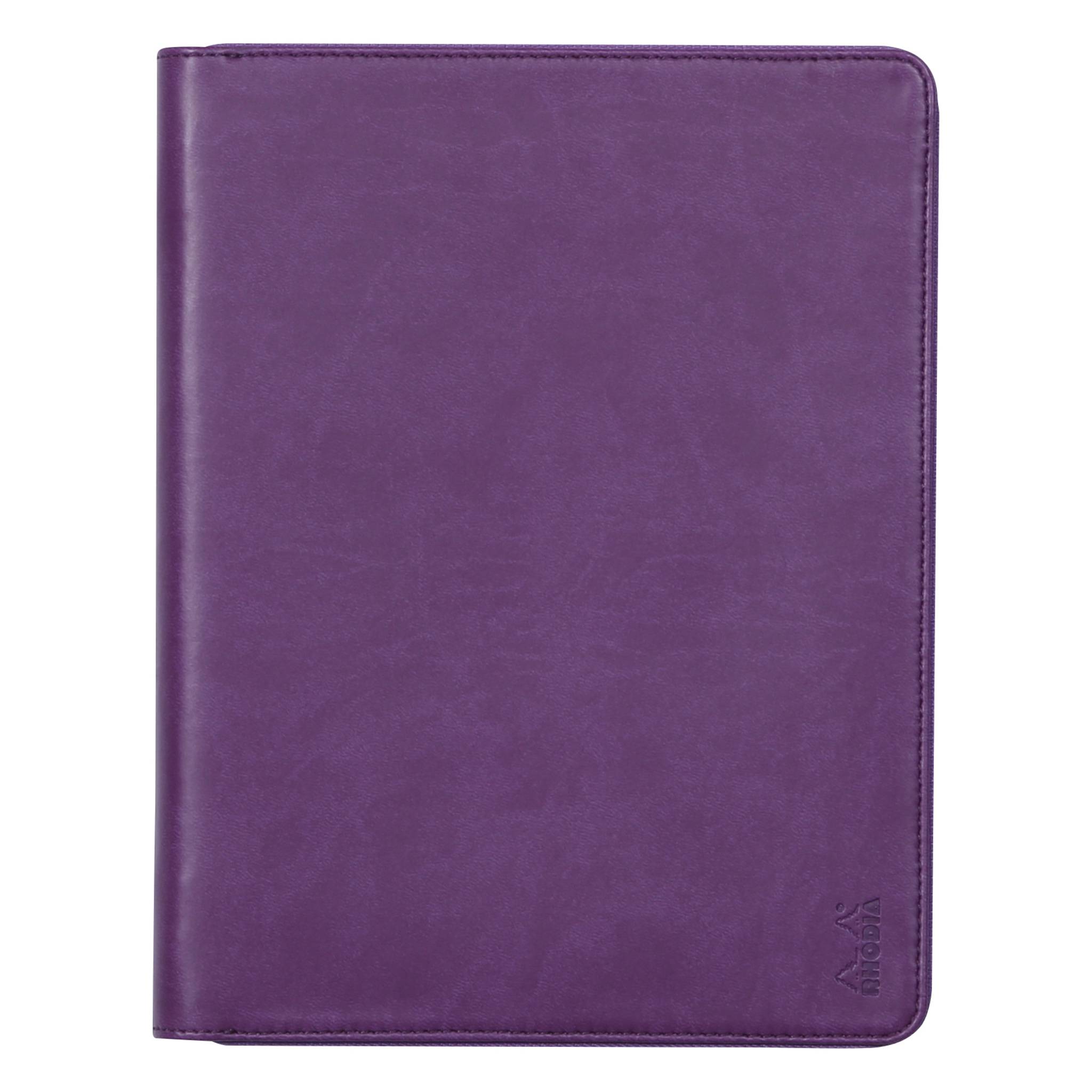 Rhodia Konferenzmappe, kleines Modell 19,5x25,5 cm, für Block A5 Violett 168105C