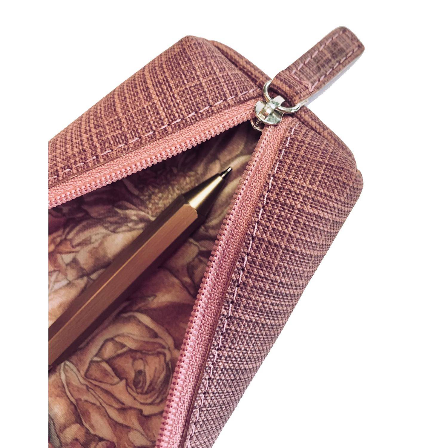 Rhodia Schlampermäppchen 20x5x2,5 cm Kunstleder - Amarant 120041C