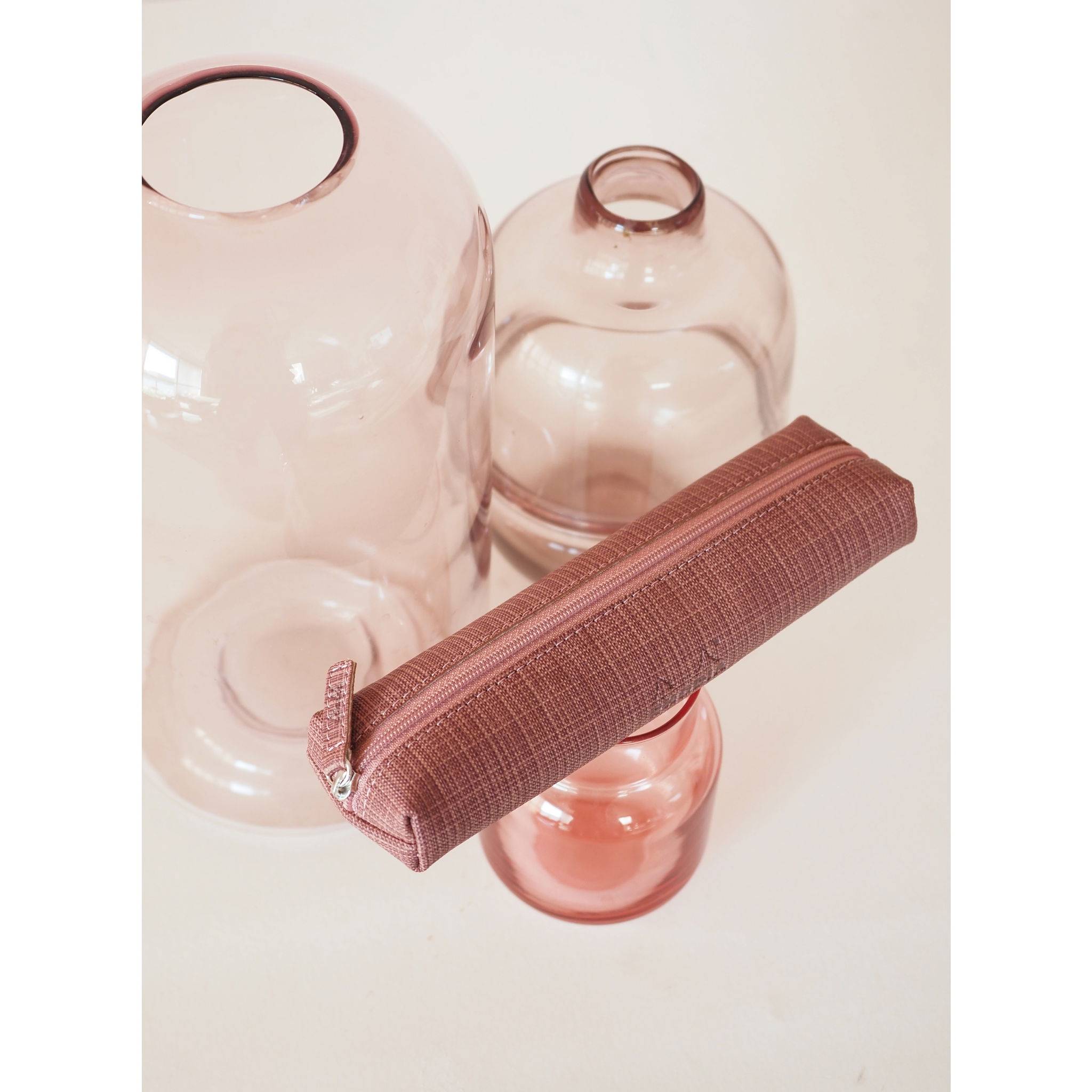 Rhodia Schlampermäppchen 20x5x2,5 cm Kunstleder - Amarant 120041C