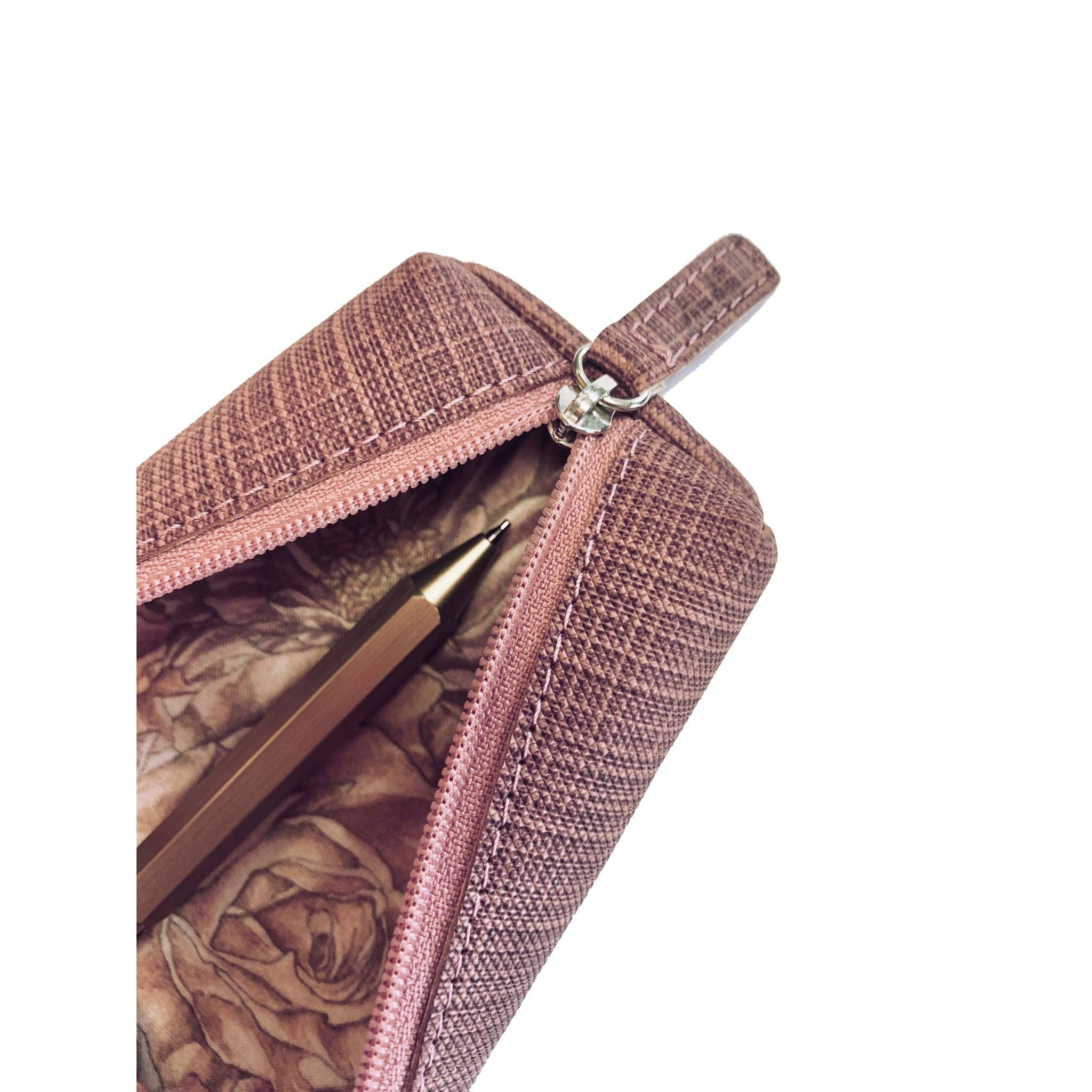 Rhodia Schlampermäppchen 20x5x2,5 cm Kunstleder - Amarant 120041C