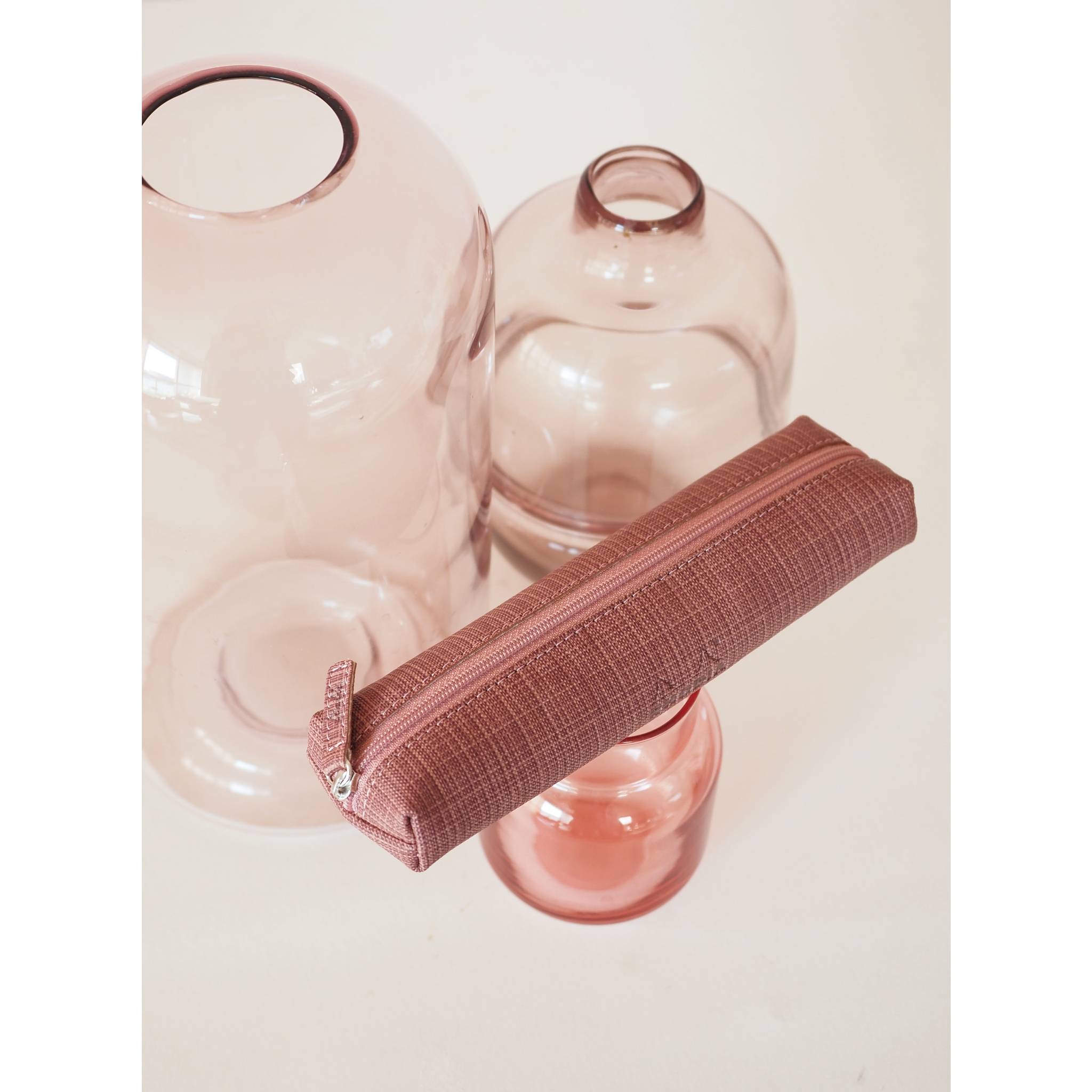 Rhodia Schlampermäppchen 20x5x2,5 cm Kunstleder - Amarant 120041C